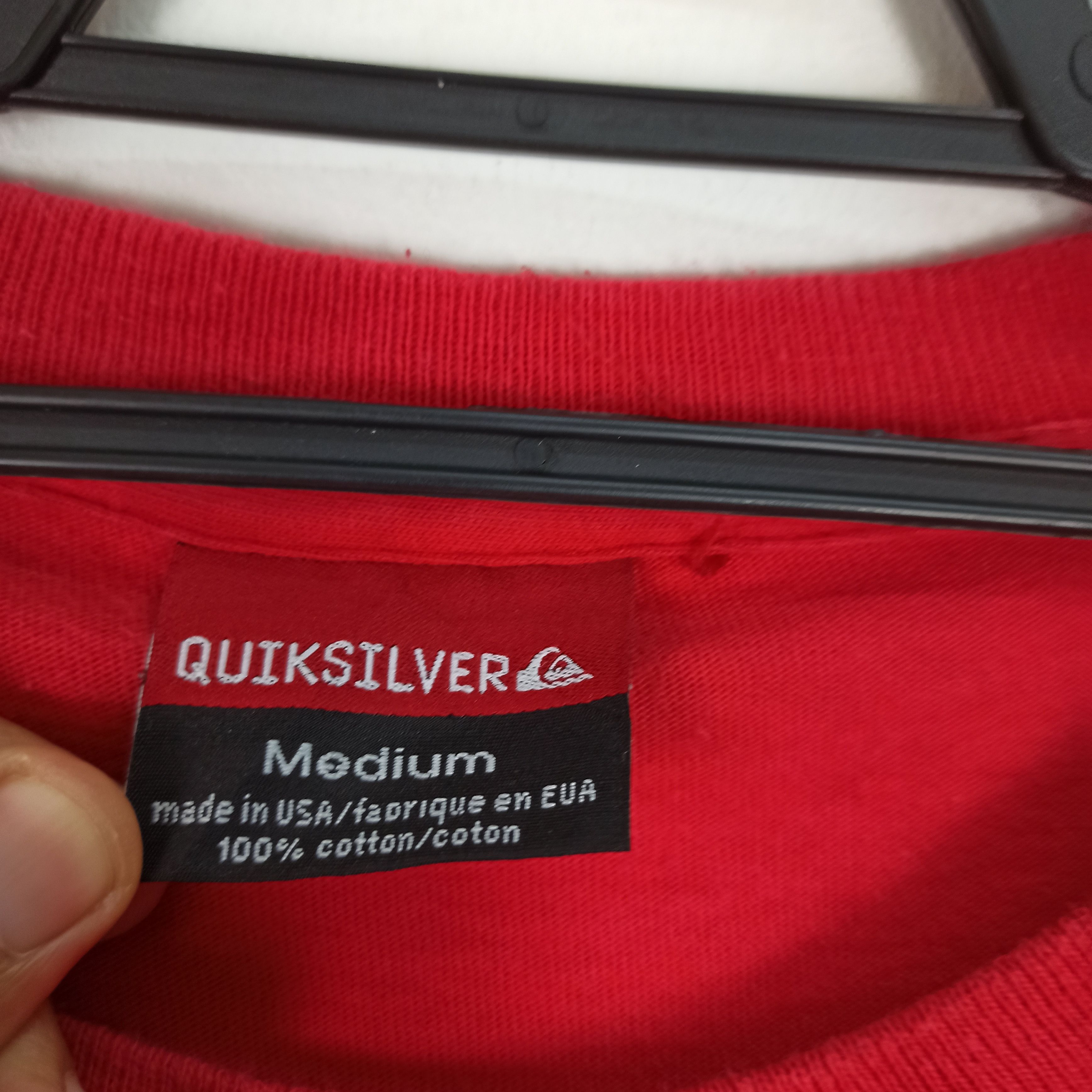 Quiksilver 🔥Vintage🔥 Quiksilver Spell Out Logo Made in Usa Size US L / EU 52-54 / 3 - 10 Thumbnail