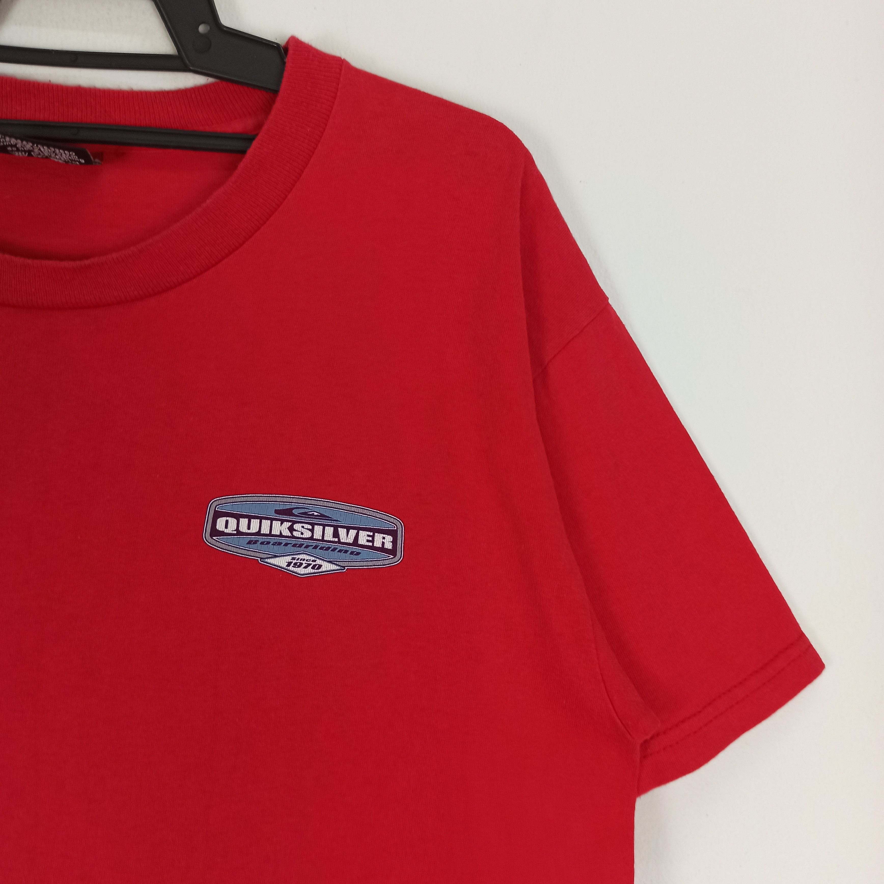 Quiksilver 🔥Vintage🔥 Quiksilver Spell Out Logo Made in Usa Size US L / EU 52-54 / 3 - 8 Thumbnail