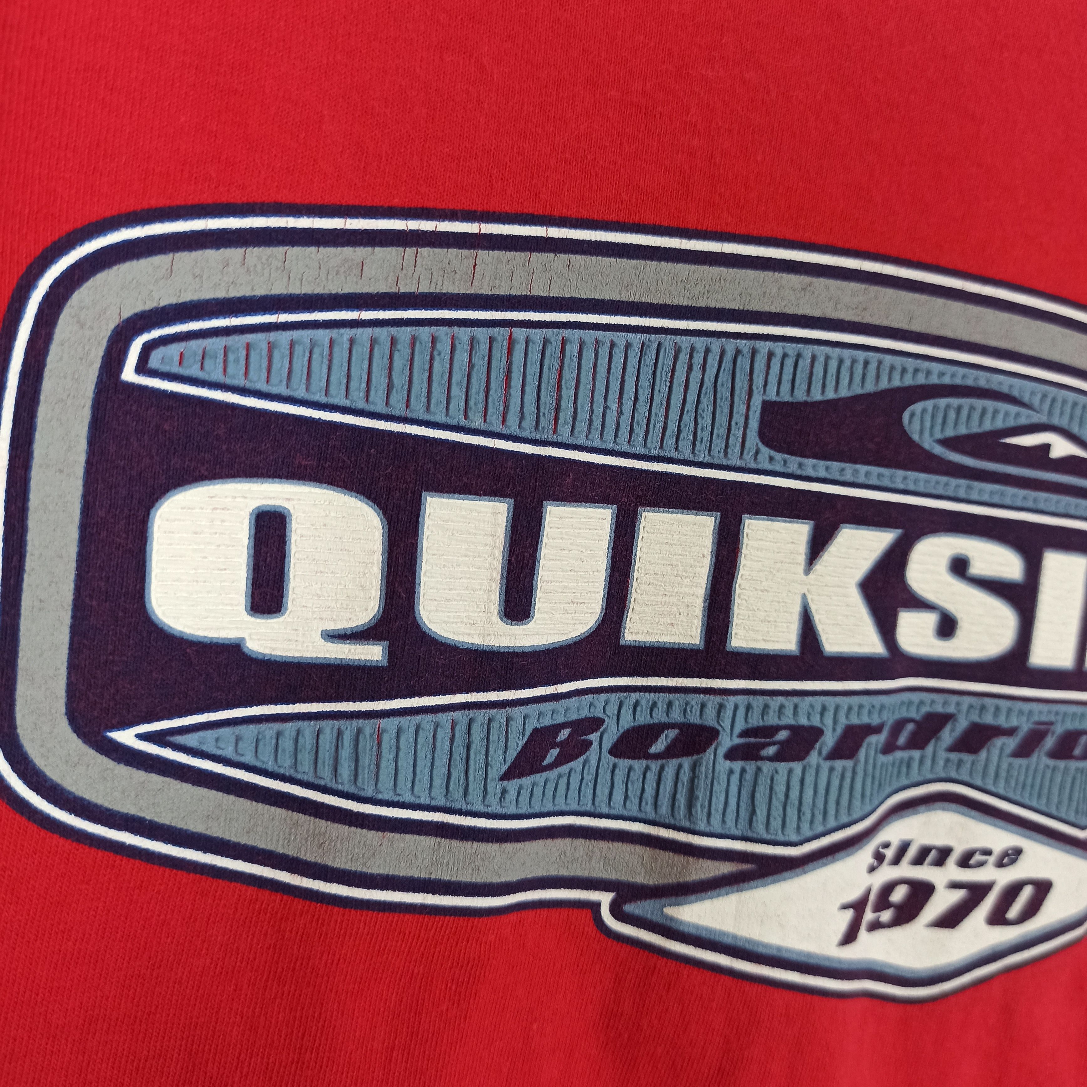 Quiksilver 🔥Vintage🔥 Quiksilver Spell Out Logo Made in Usa Size US L / EU 52-54 / 3 - 4 Thumbnail