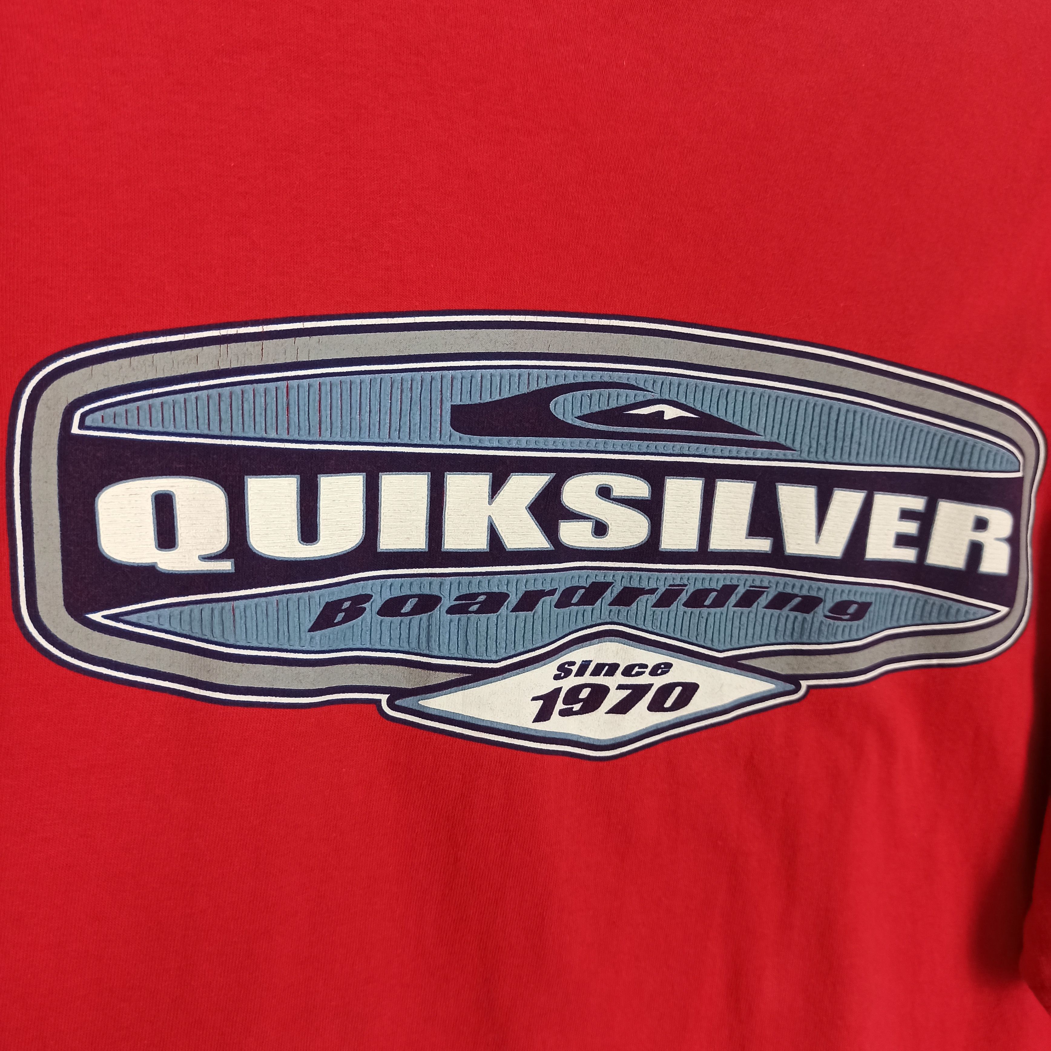 Quiksilver 🔥Vintage🔥 Quiksilver Spell Out Logo Made in Usa Size US L / EU 52-54 / 3 - 3 Thumbnail