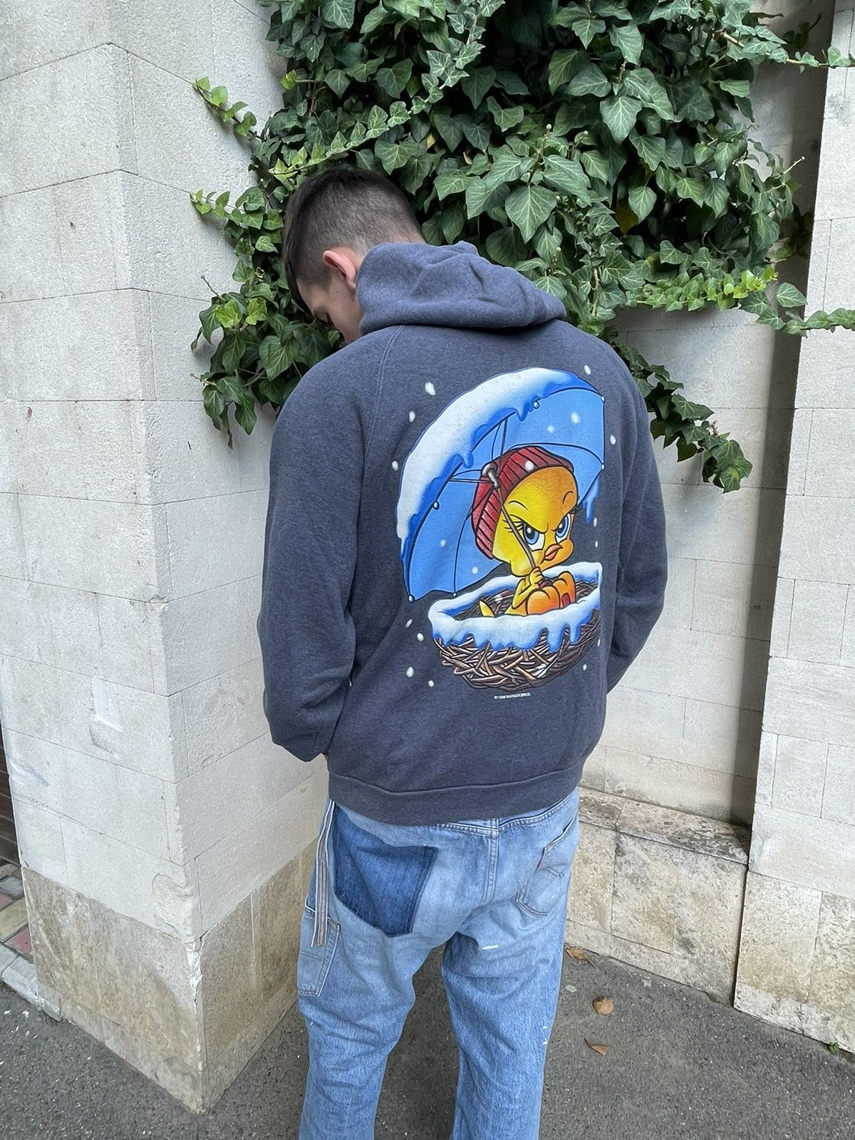 Vintage Vintage Hoodie Looney Tunes Warner Bros 1998 Size US XL / EU 56 / 4 - 11 Thumbnail