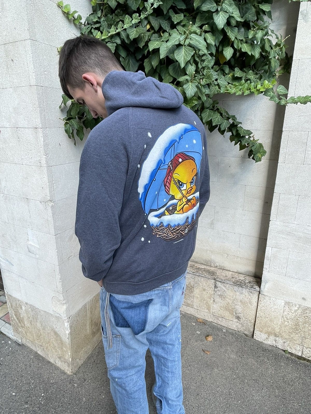 Vintage Vintage Hoodie Looney Tunes Warner Bros 1998 Size US XL / EU 56 / 4 - 12 Thumbnail