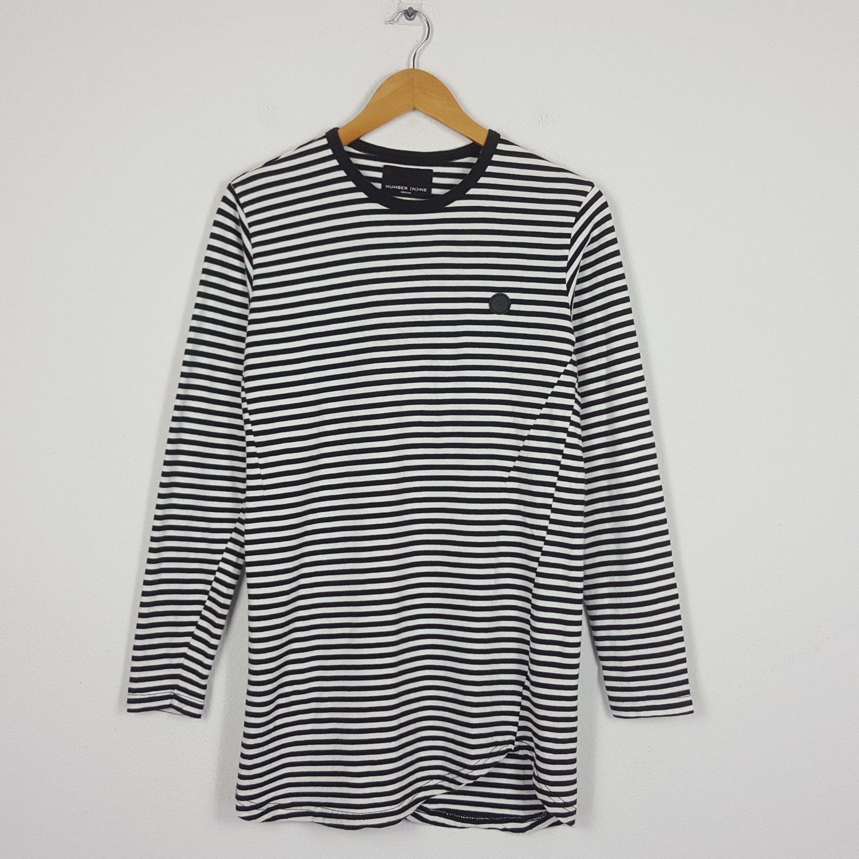 Japanese Brand × Number (N)ine × Vintage Vintage Number (N)ine Japanese brand strip design t-shirt Size US M / EU 48-50 / 2 - 1 Thumbnail