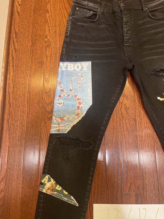 Amiri Amiri PlayBoy Edition Magazine Jeans | Grailed