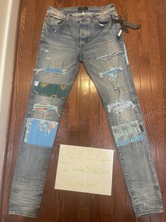 Amiri Art Patch Jeans | Grailed