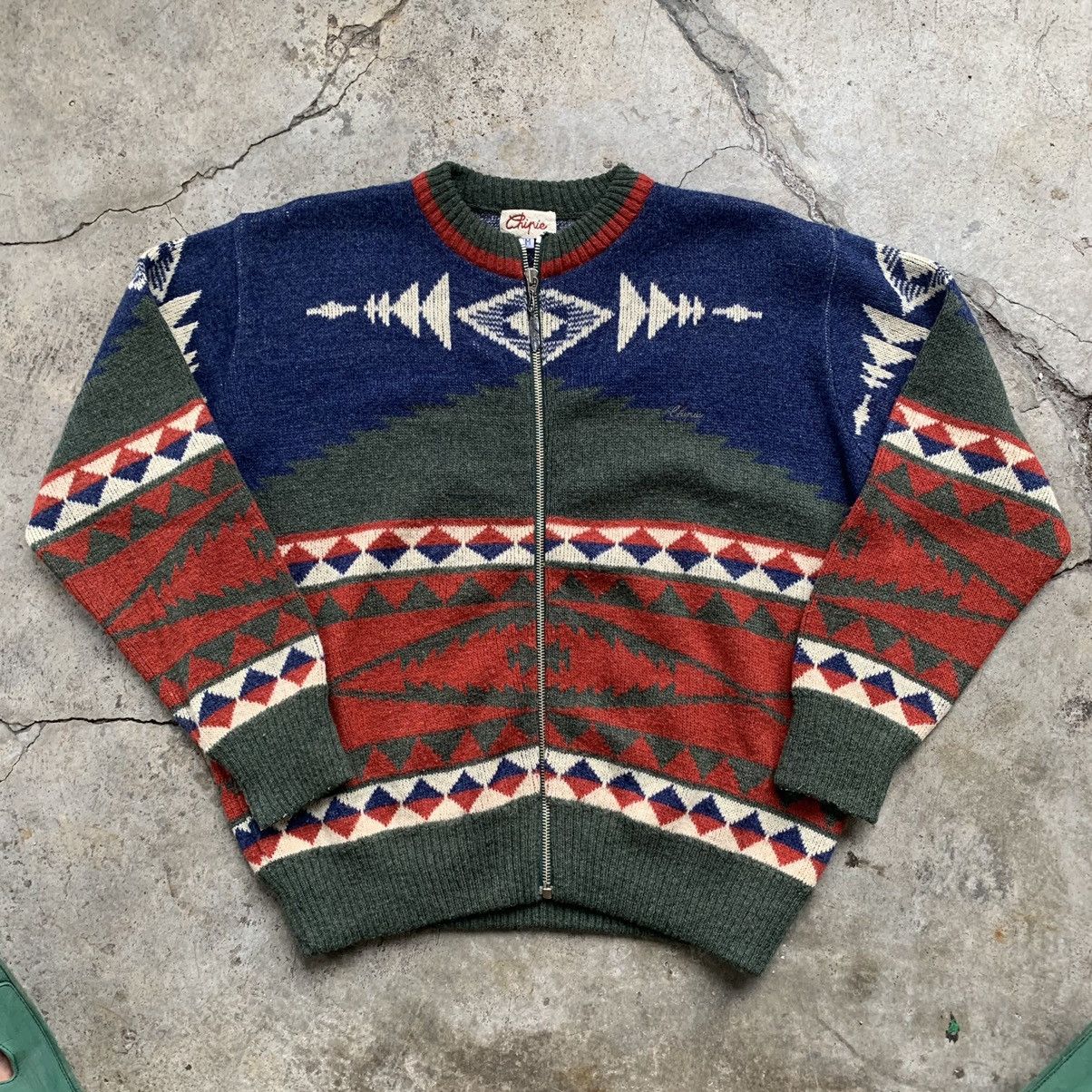 Japanese Brand × Vintage Knitwear cadigan wool kurt cobain style Size US M / EU 48-50 / 2 - 3 Thumbnail