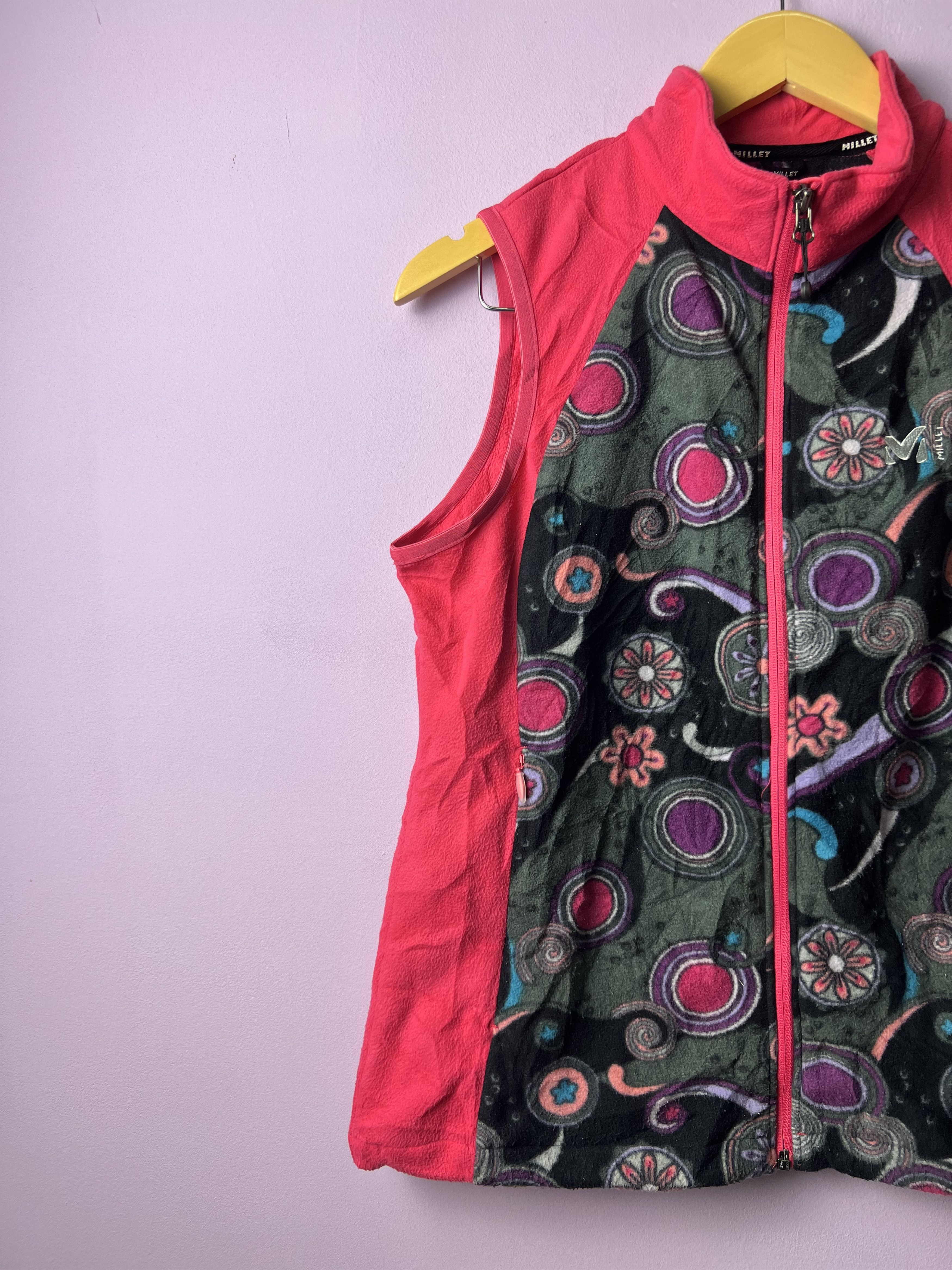 Japanese Brand 🔥Millet Printed Fleece Vests Size S / US 4 / IT 40 - 4 Thumbnail