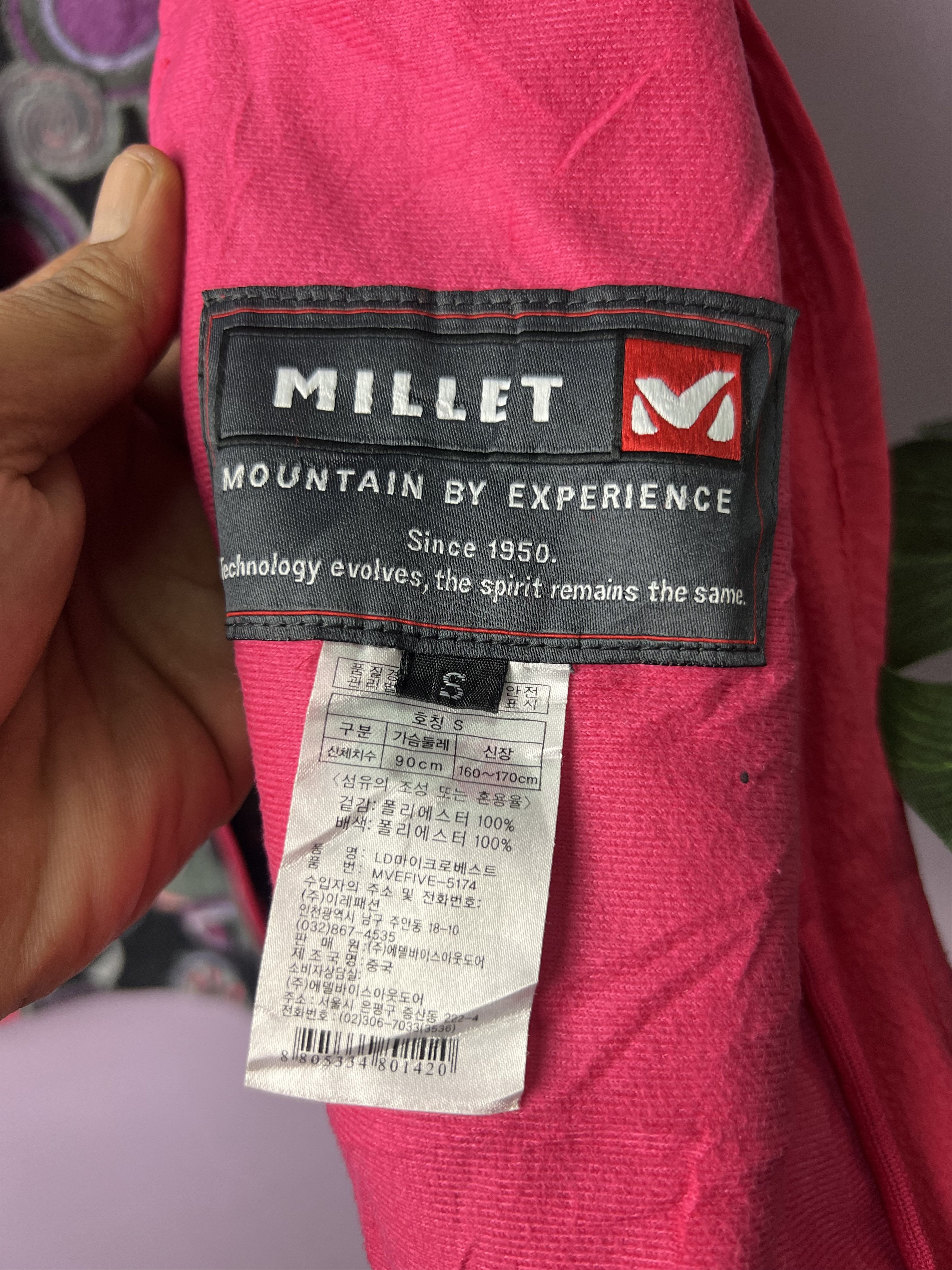Japanese Brand 🔥Millet Printed Fleece Vests Size S / US 4 / IT 40 - 13 Thumbnail