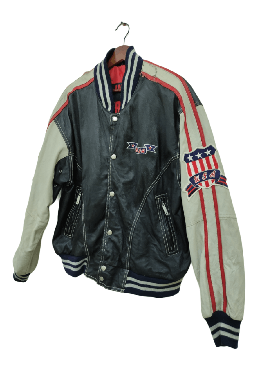 Vintage Vintage 90s Michael Hoban Leather Jacket Size US M / EU 48-50 / 2 - 4 Thumbnail
