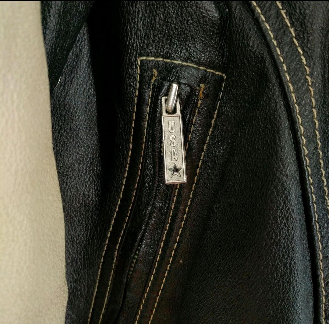 Vintage Vintage 90s Michael Hoban Leather Jacket Size US M / EU 48-50 / 2 - 12 Thumbnail