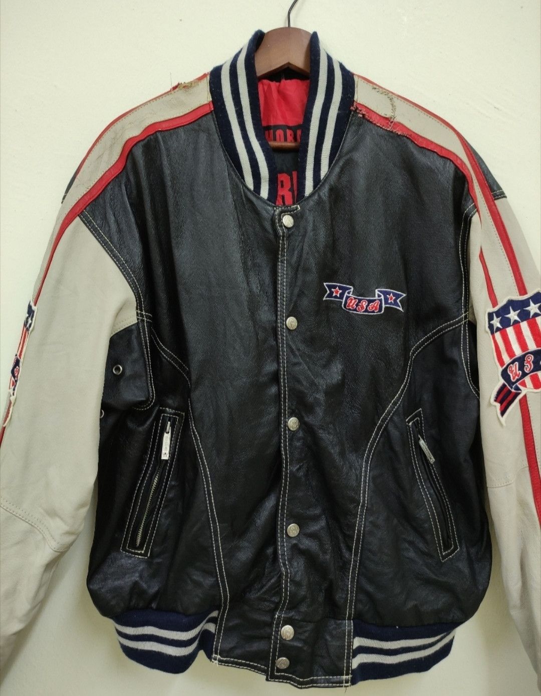 Vintage Vintage 90s Michael Hoban Leather Jacket Size US M / EU 48-50 / 2 - 14 Thumbnail