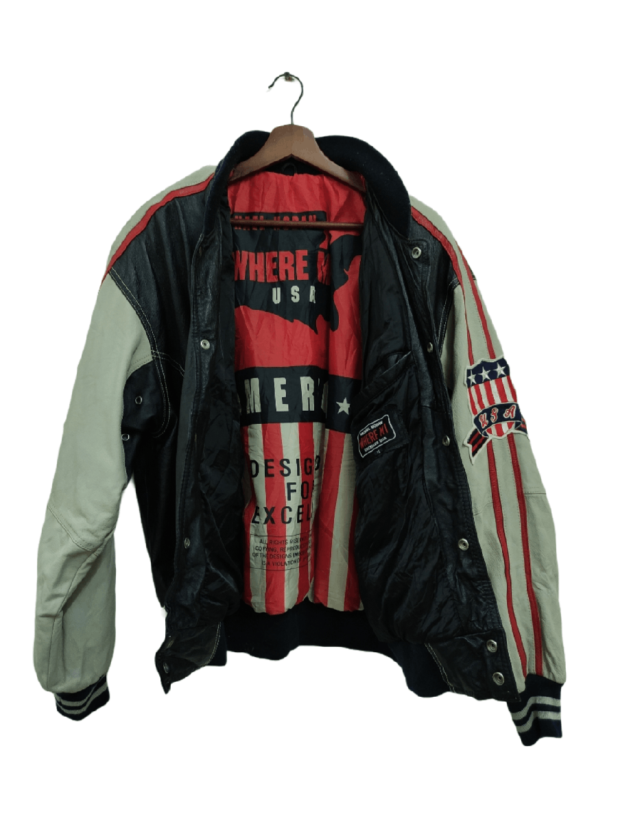 Vintage Vintage 90s Michael Hoban Leather Jacket Size US M / EU 48-50 / 2 - 11 Thumbnail