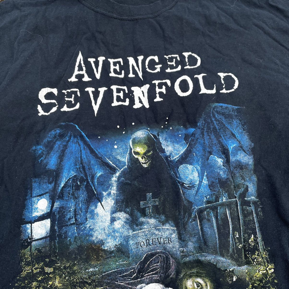 Vintage Vintage 90s Avenged Sevenfold Sun Faded Band Tee Grunge L Size US L / EU 52-54 / 3 - 2 Thumbnail