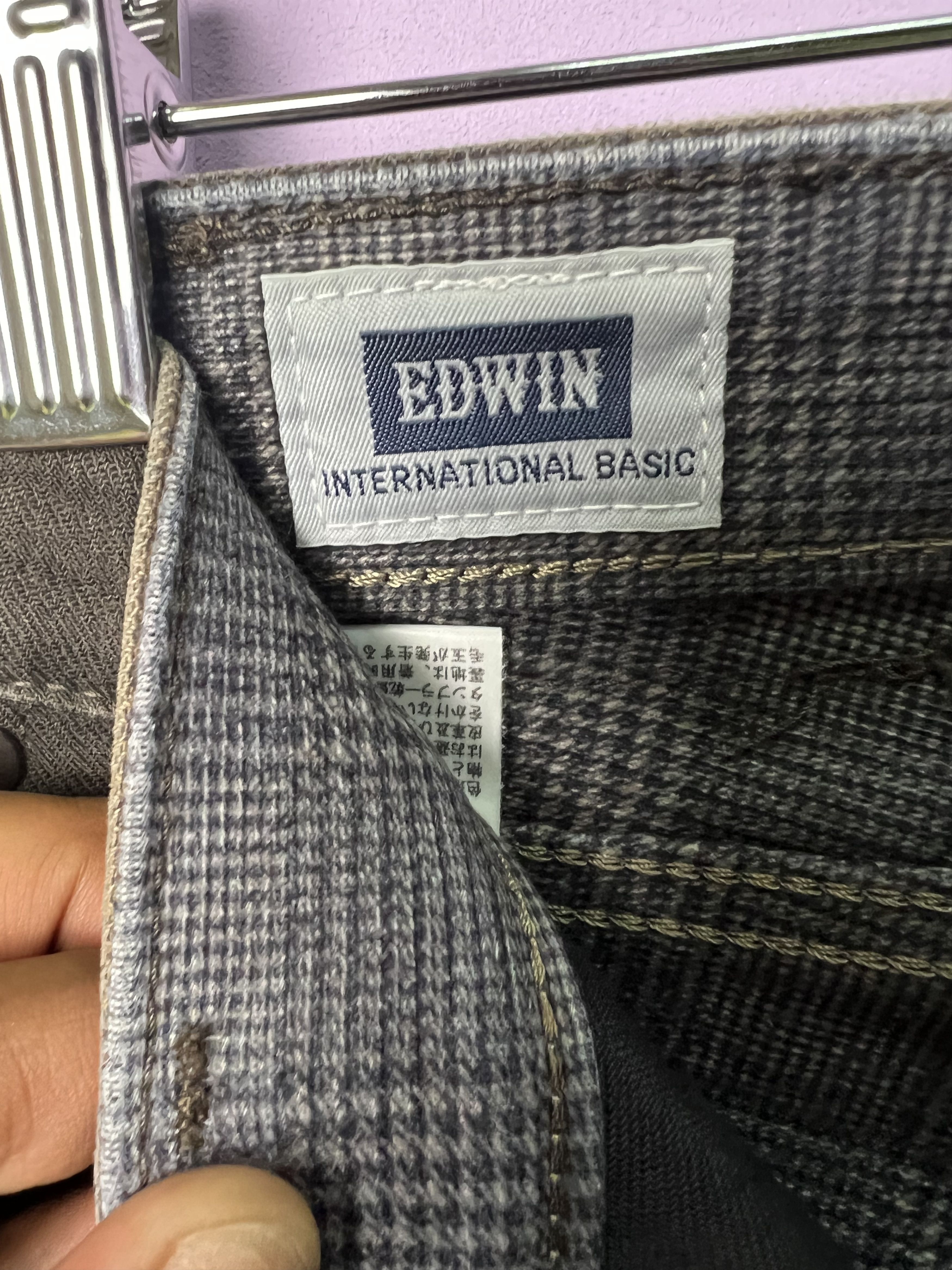 Edwin 🔥Sun Faded Edwin Stretchable Plaid Pants Size US 31 - 17 Thumbnail
