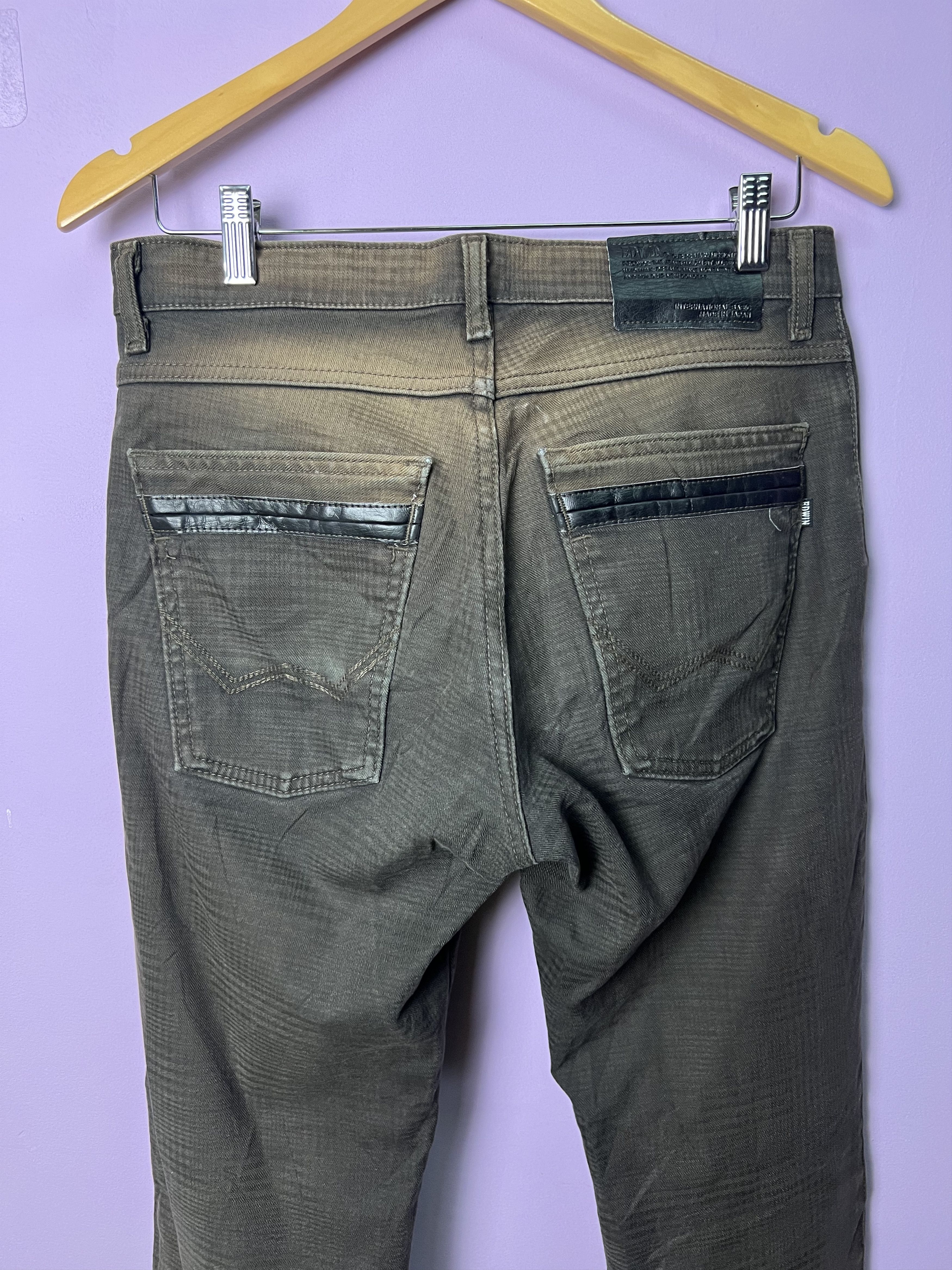 Edwin 🔥Sun Faded Edwin Stretchable Plaid Pants Size US 31 - 12 Thumbnail