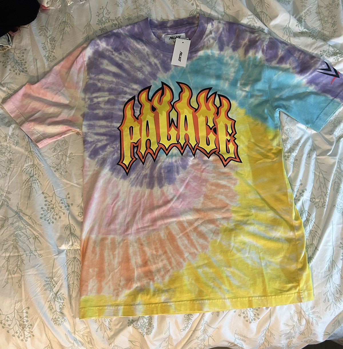 image of Palace Wwe Dude Tie Dye Mankind Tee, Men's (Size Medium)