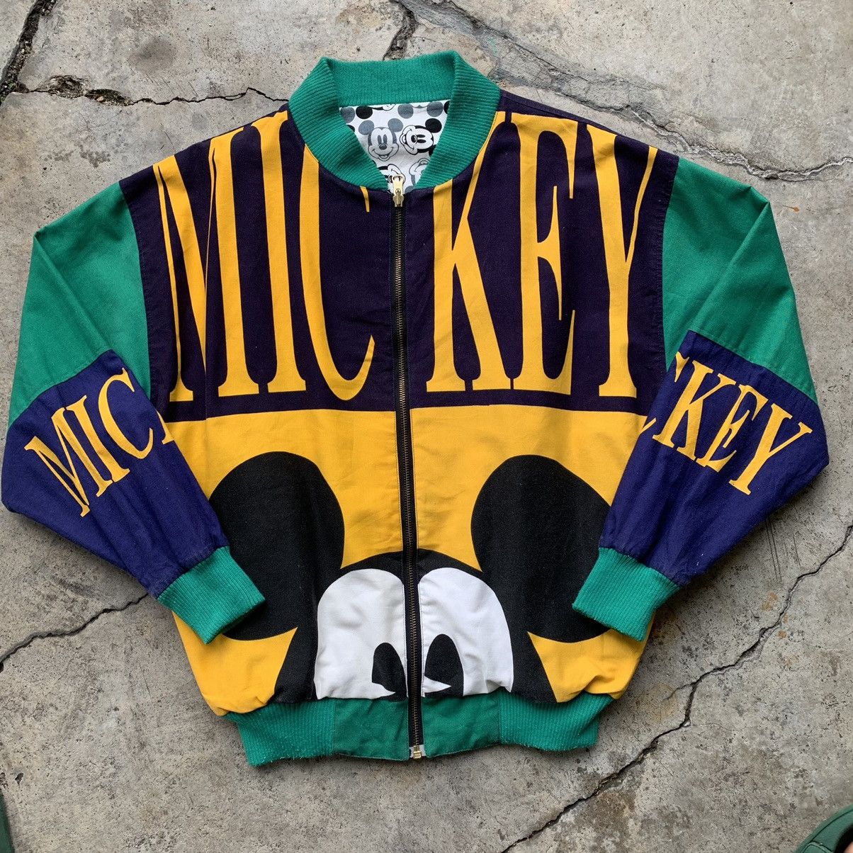 Disney Mickey Mouse vintage reversible bomber style ovp jacket Size US M / EU 48-50 / 2 - 1 Thumbnail