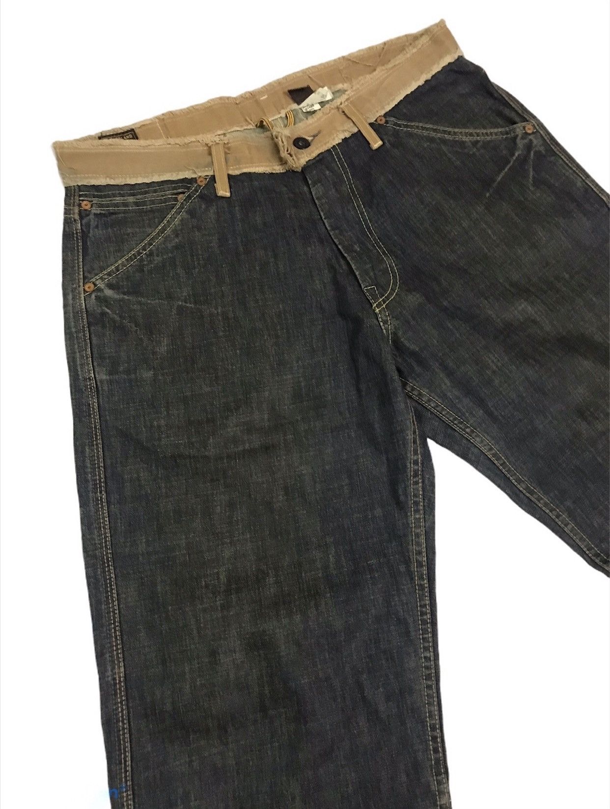 Indigo × Timberland Timberland Boot Company Carpenter Denim Regular Straight Size US 34 / EU 50 - 4 Thumbnail