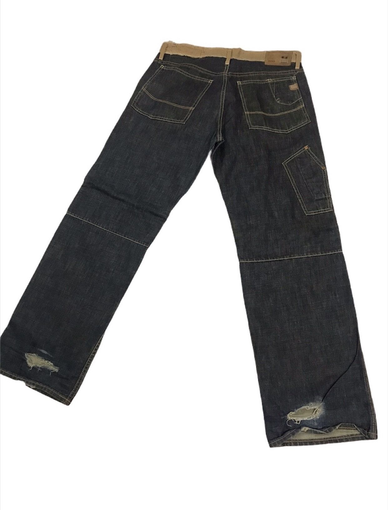Indigo × Timberland Timberland Boot Company Carpenter Denim Regular Straight Size US 34 / EU 50 - 7 Thumbnail