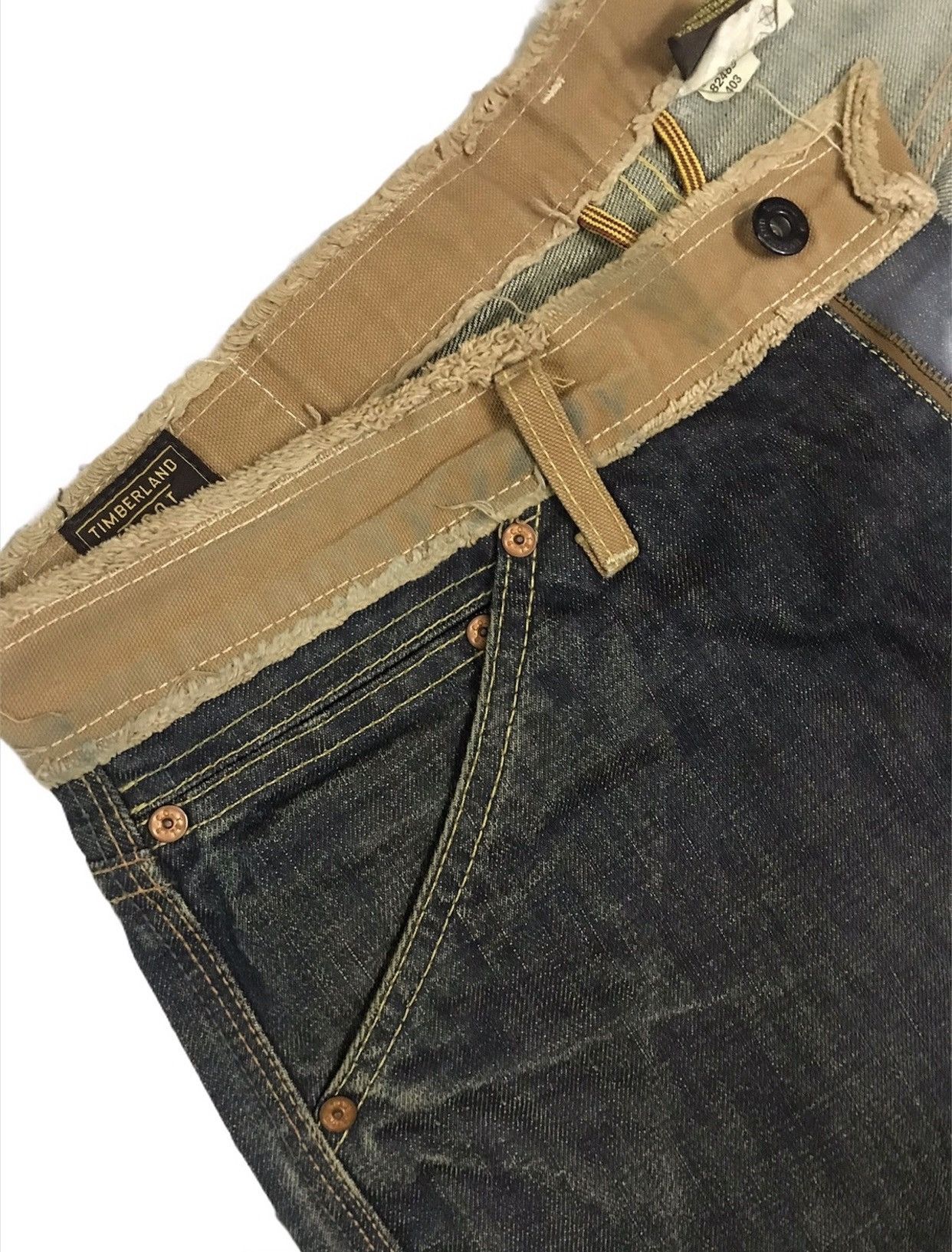 Indigo × Timberland Timberland Boot Company Carpenter Denim Regular Straight Size US 34 / EU 50 - 5 Thumbnail