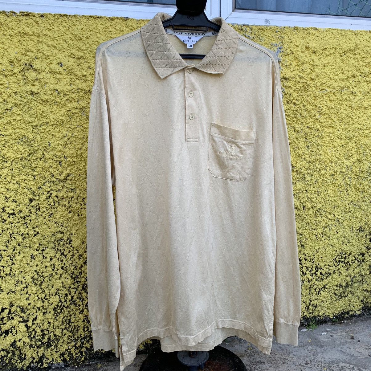 Givenchy Givenchy golf long sleeve collar tee Size US L / EU 52-54 / 3 - 6 Thumbnail