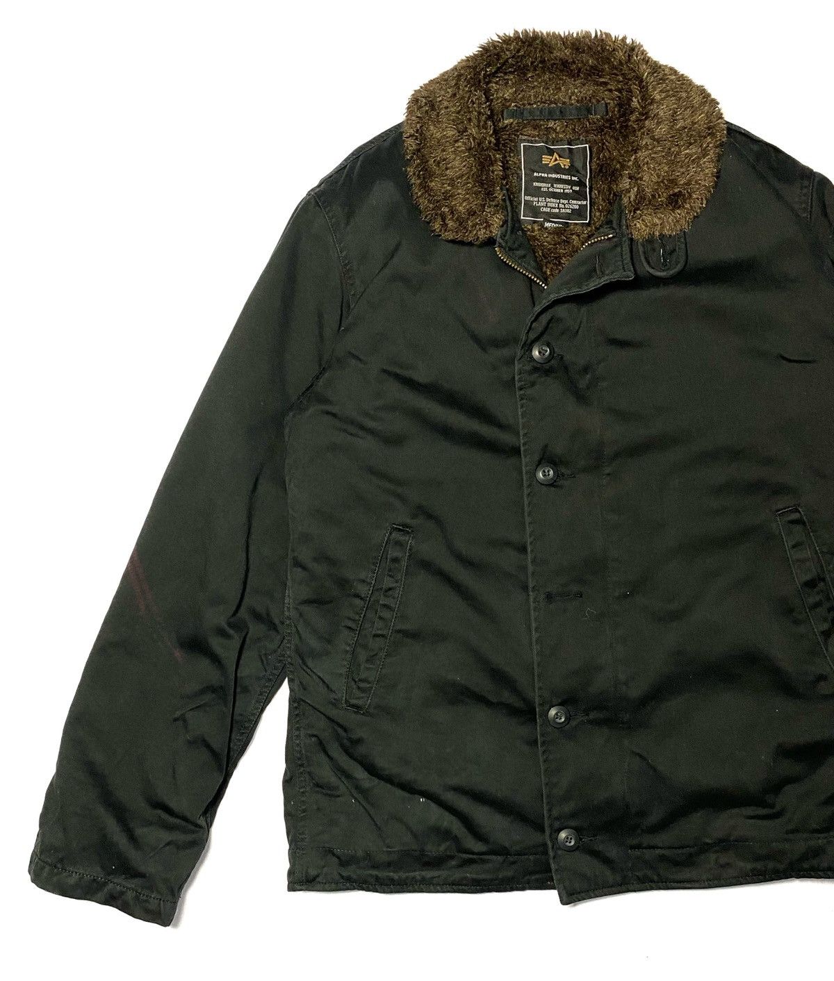 Alpha Industries Vintage 90's Alpha Industries Mink Fur Coat Jacket Size US M / EU 48-50 / 2 - 3 Thumbnail