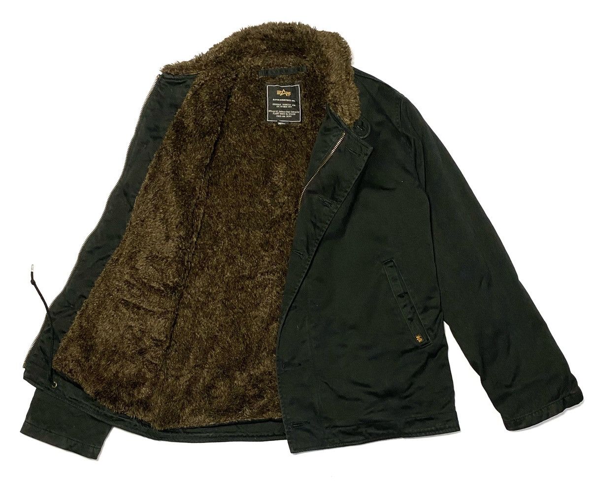 Alpha Industries Vintage 90's Alpha Industries Mink Fur Coat Jacket Size US M / EU 48-50 / 2 - 2 Thumbnail
