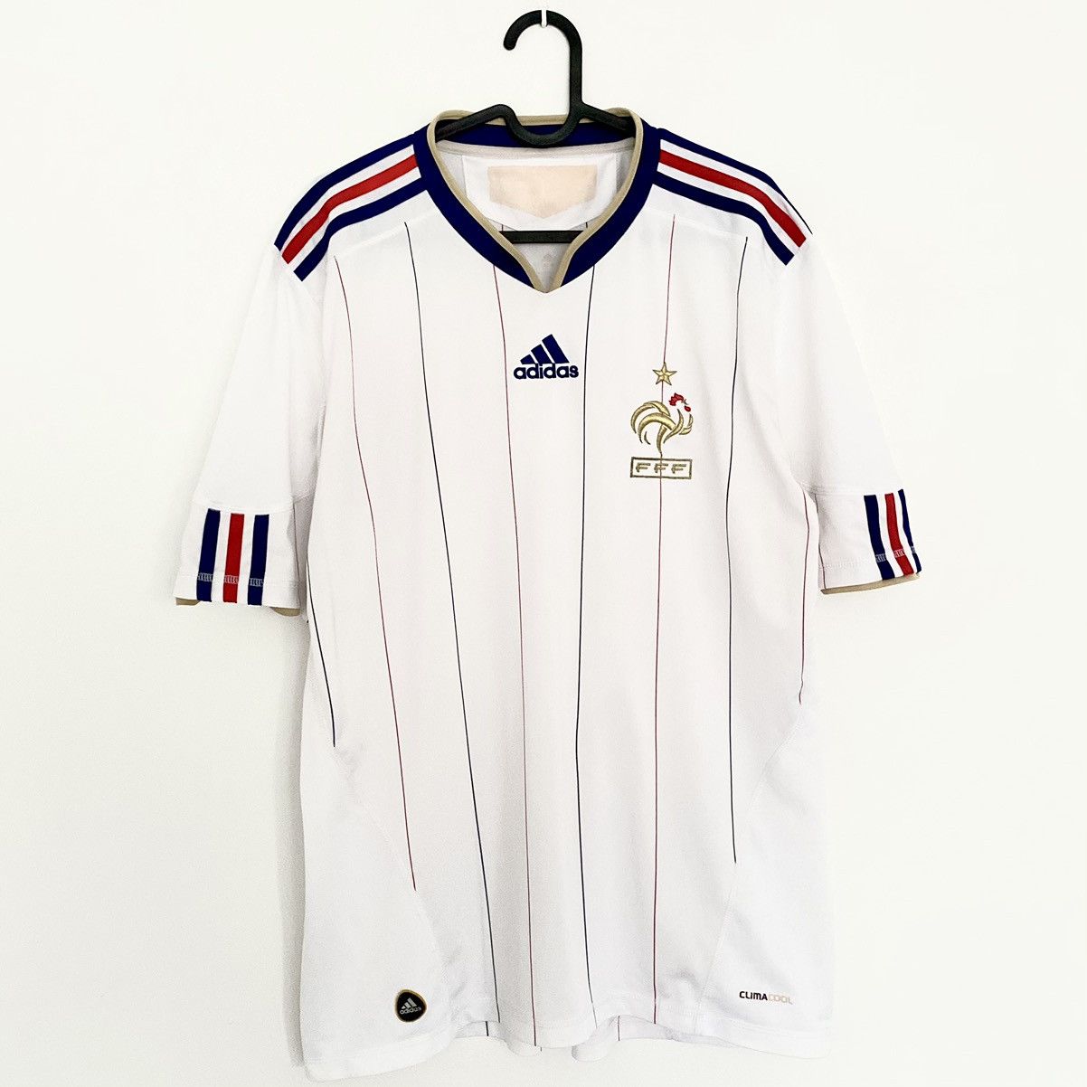 Adidas × Vintage 2009 2010 France National Team Adidas Away Soccer Jersey Kit Size US L / EU 52-54 / 3 - 2 Thumbnail