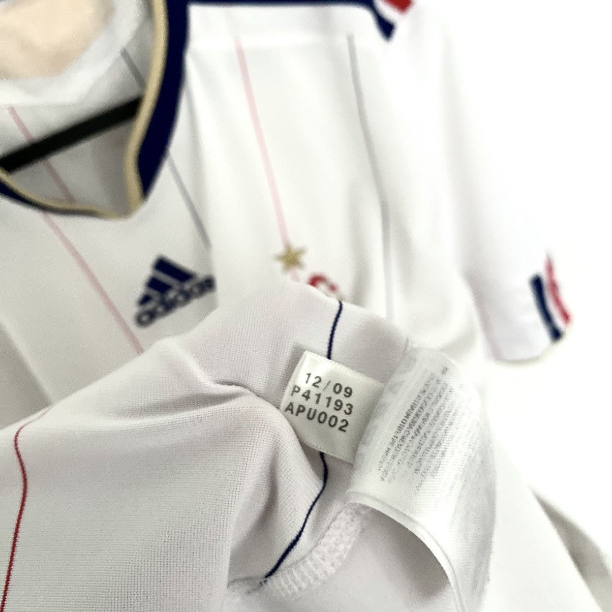 Adidas × Vintage 2009 2010 France National Team Adidas Away Soccer Jersey Kit Size US L / EU 52-54 / 3 - 4 Thumbnail