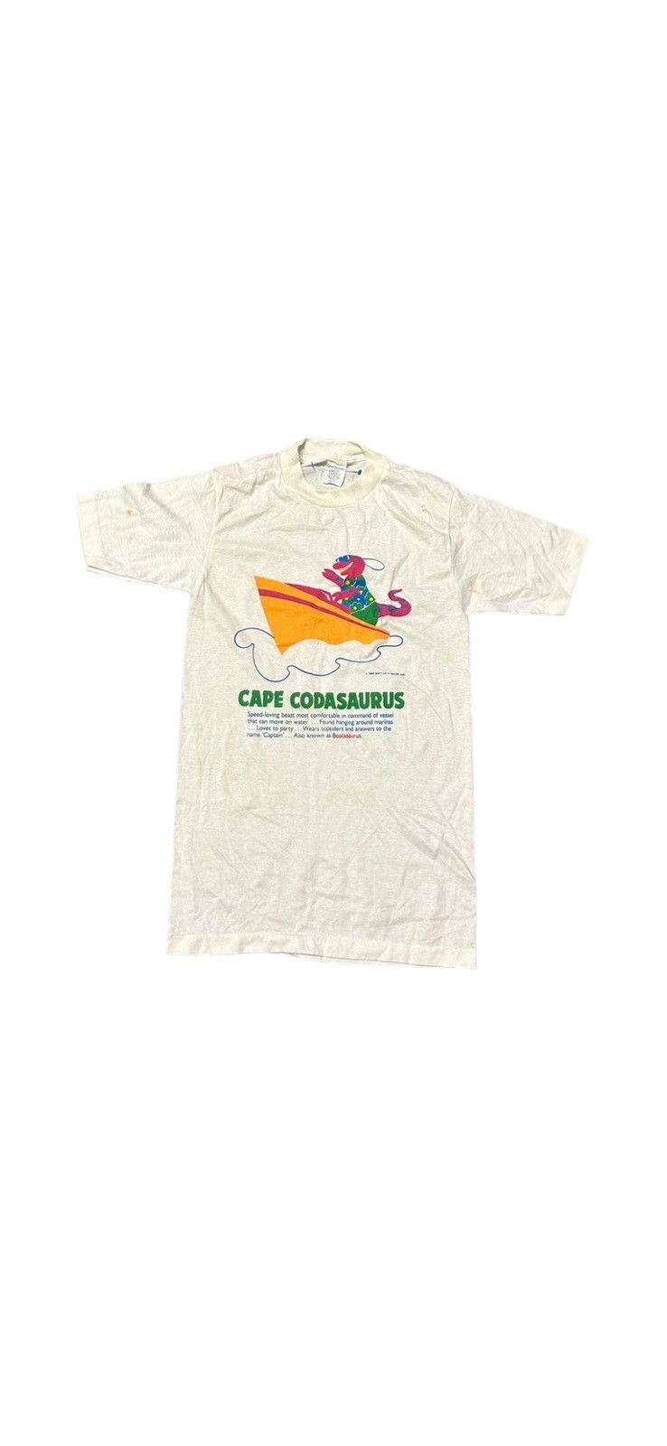 Vintage Cape codasaurus T-shirt 80s Size US S / EU 44-46 / 1 - 1 Thumbnail