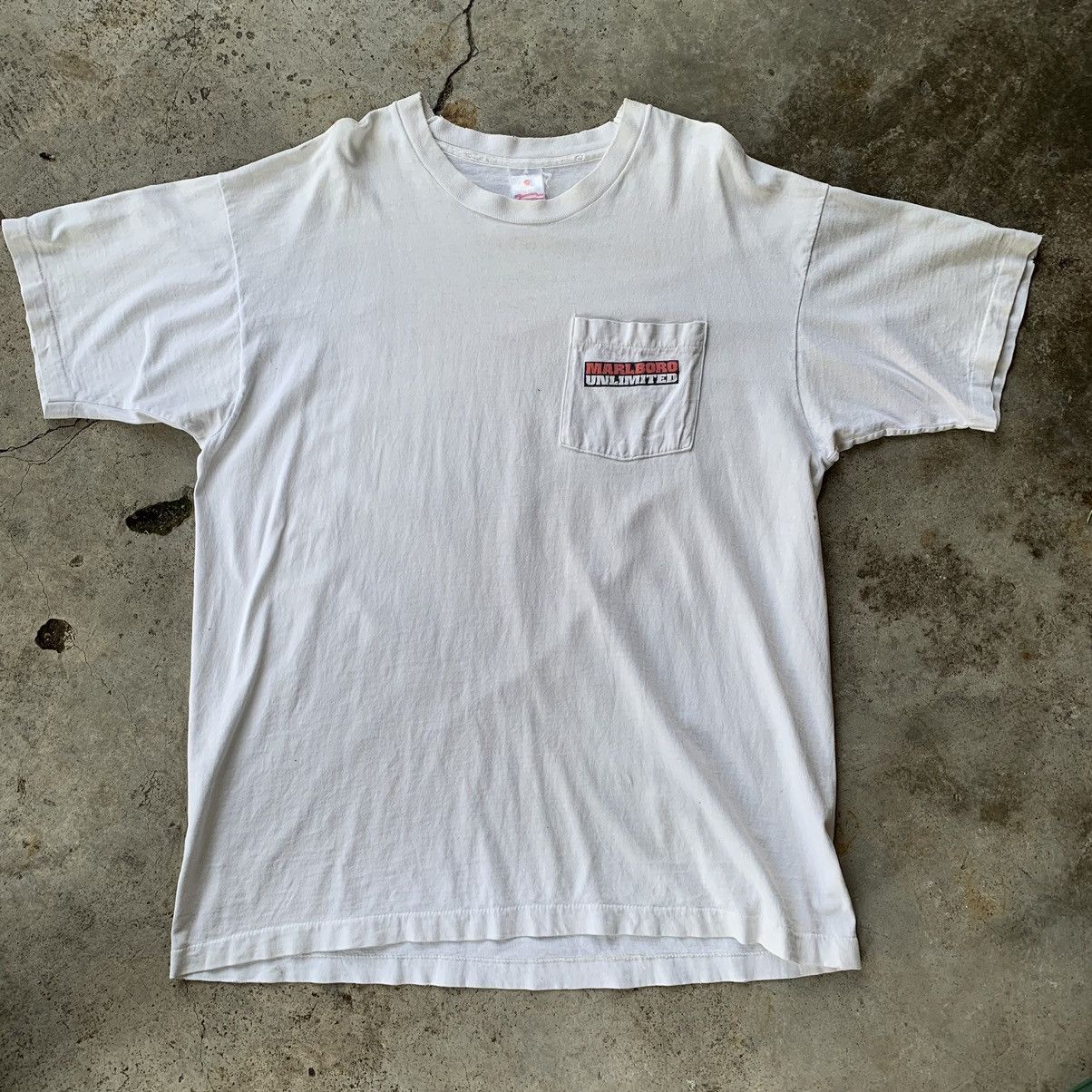 Lot De 8 T-shirts Vintage Marlboro - Taille XLT - Occasion Très Bon état - Homme