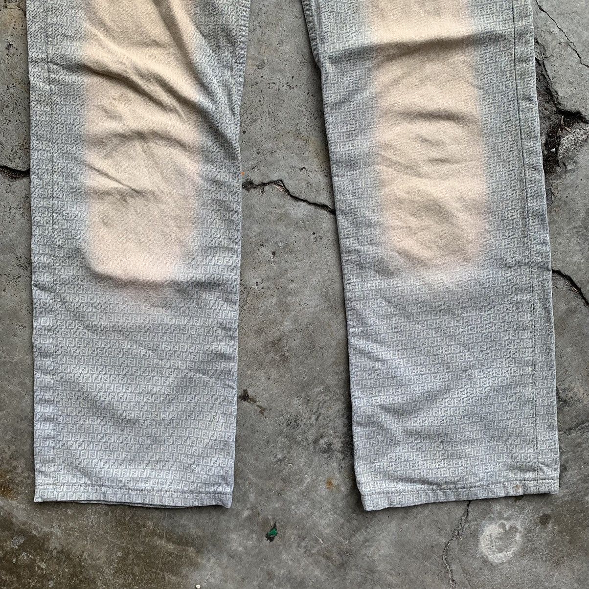 Fendi Fendi monogram denim jeans vintage Size 27" / US 4 / IT 40 - 10 Thumbnail