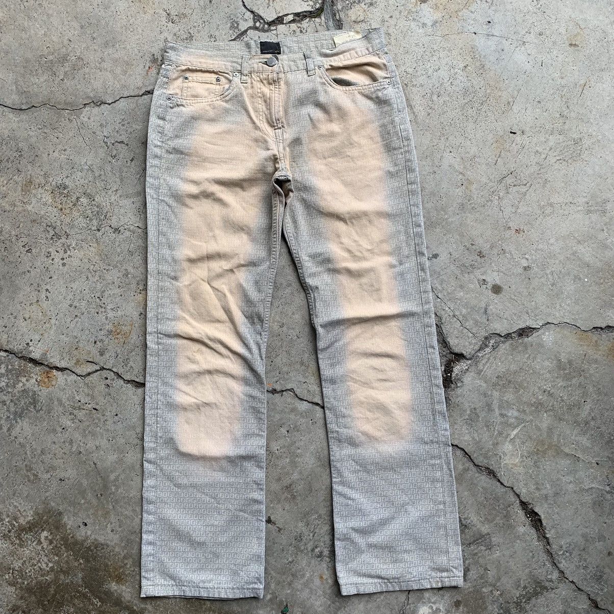 Fendi Fendi monogram denim jeans vintage Size 27" / US 4 / IT 40 - 13 Thumbnail