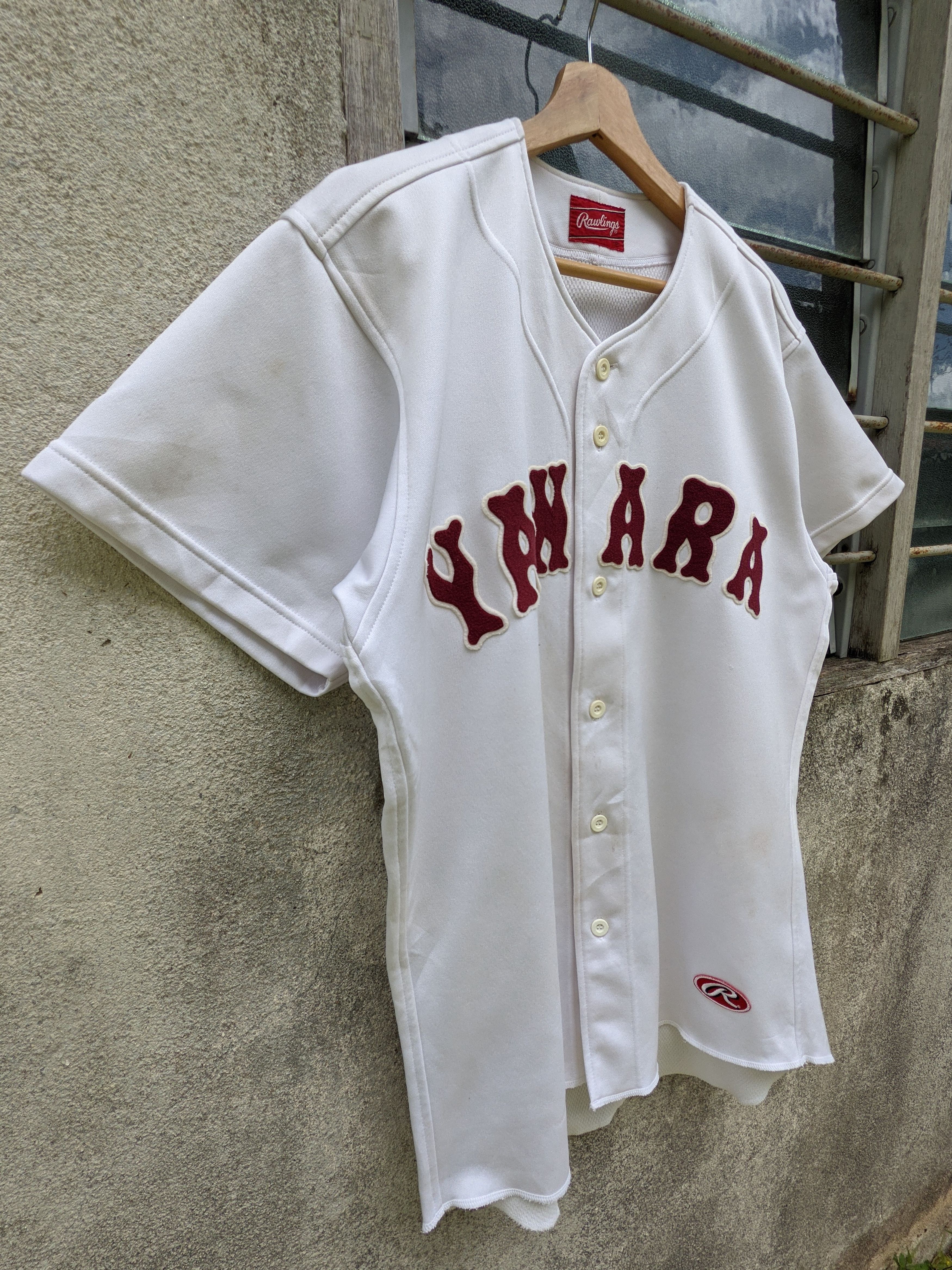 Japanese Brand Vintage Rawling Yamara Spellout Japanese Baseball Size US L / EU 52-54 / 3 - 4 Thumbnail