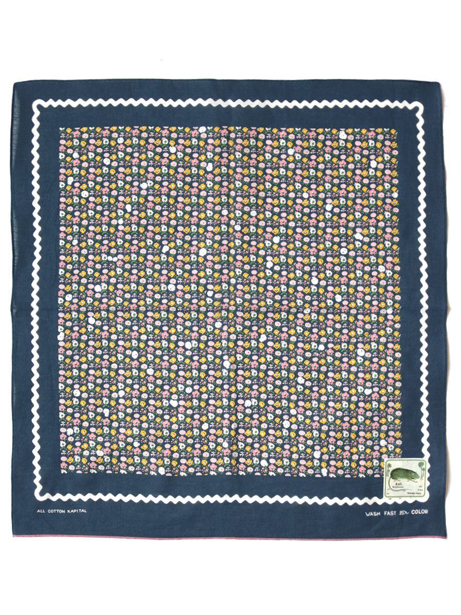 Kapital Kapital Skull and Flower Bandana Size ONE SIZE - 1 Thumbnail