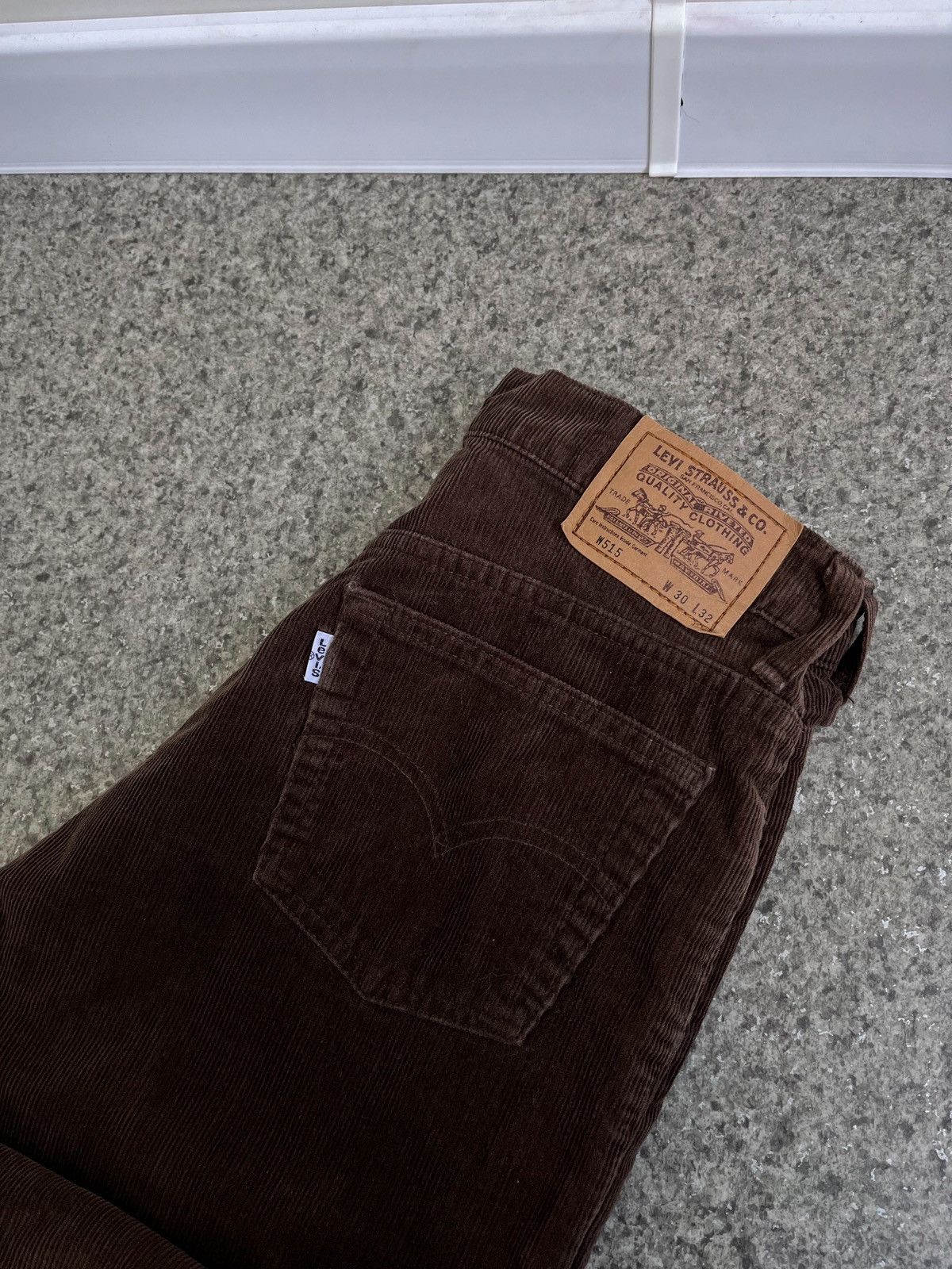 Levi's × Levi's Vintage Clothing × Vintage 90’s VINTAGE VELVET LEVI’S W515 MADE IN JAPAN W30 L32 Size US 30 / EU 46 - 3 Thumbnail