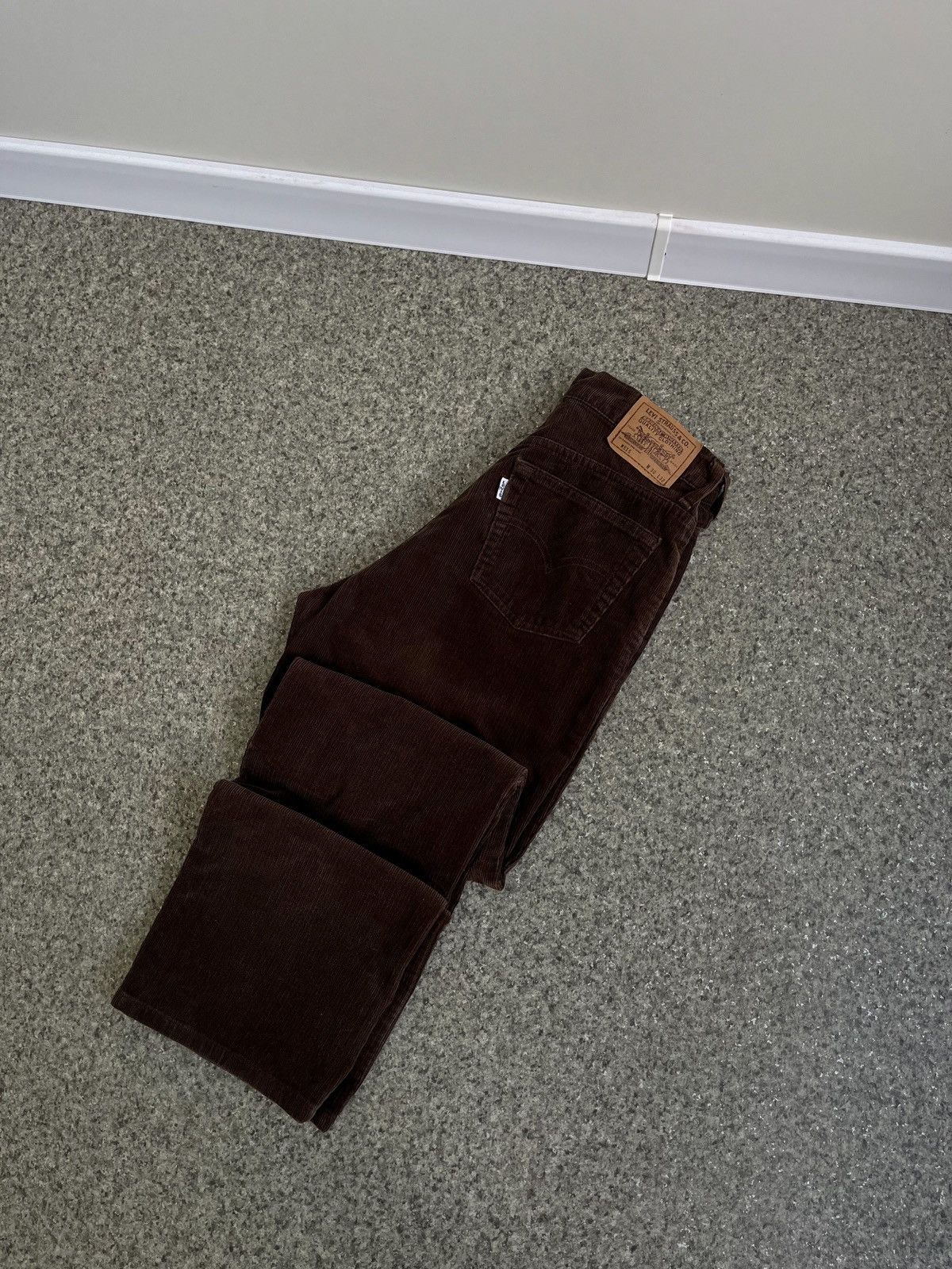 Levi's × Levi's Vintage Clothing × Vintage 90’s VINTAGE VELVET LEVI’S W515 MADE IN JAPAN W30 L32 Size US 30 / EU 46 - 1 Thumbnail