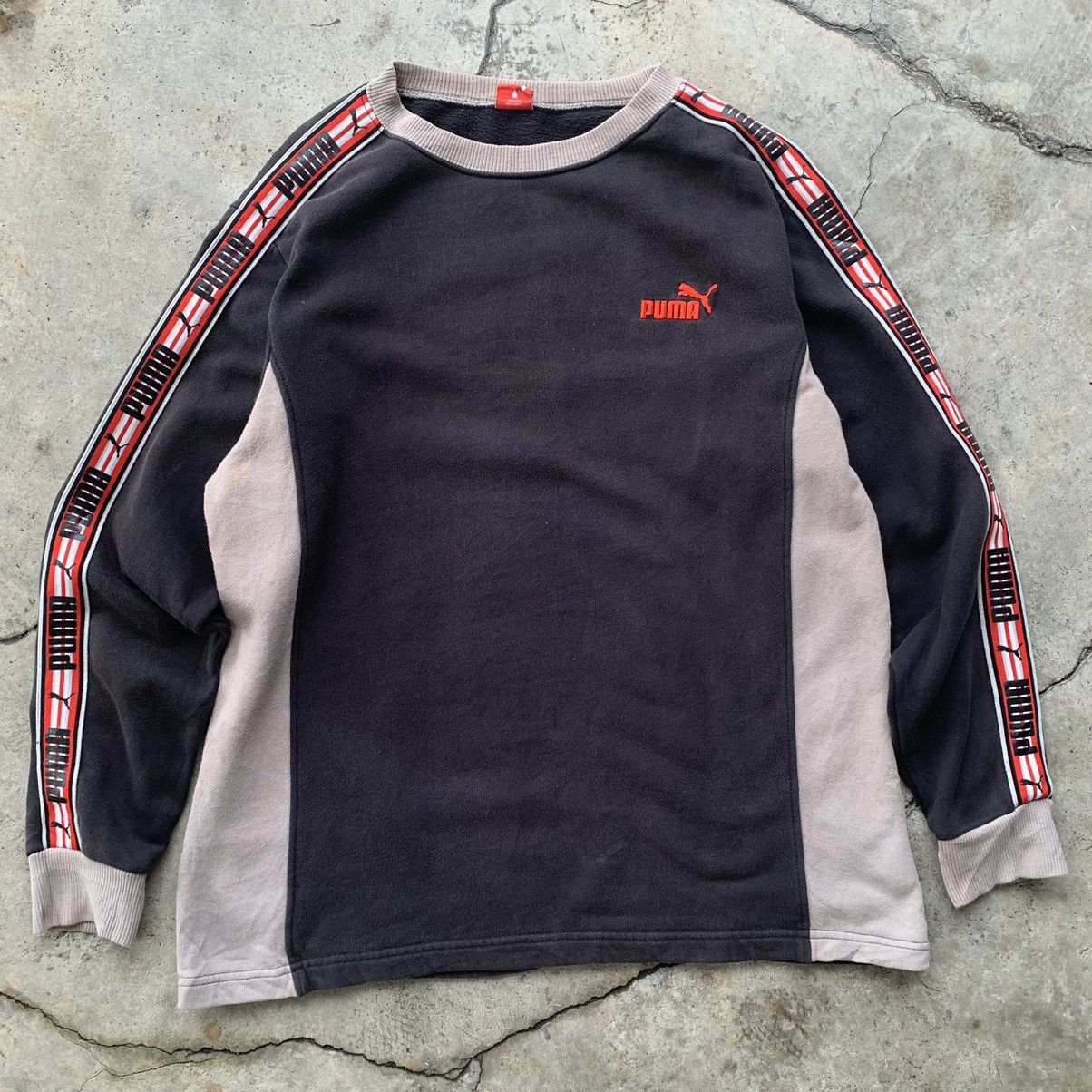 Puma × Vintage Puma sweatshirt side tape vintage Size US M / EU 48-50 / 2 - 3 Thumbnail