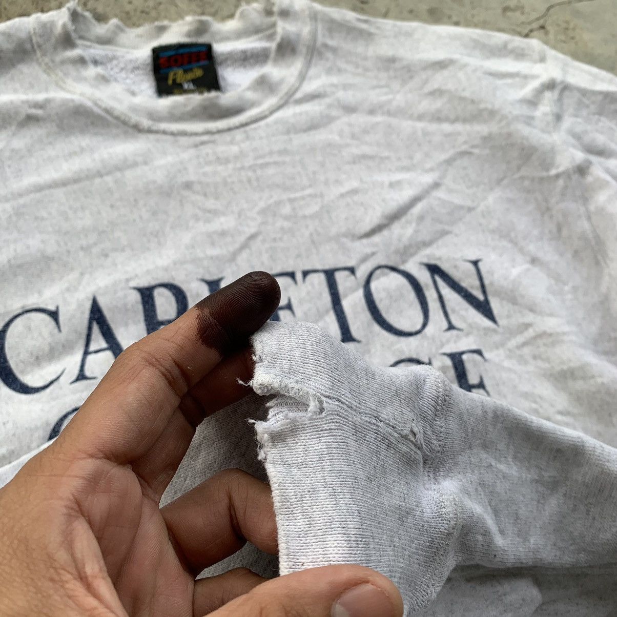 Vintage Carleton College vintage early 90s sweatshirt Size US XL / EU 56 / 4 - 16 Thumbnail