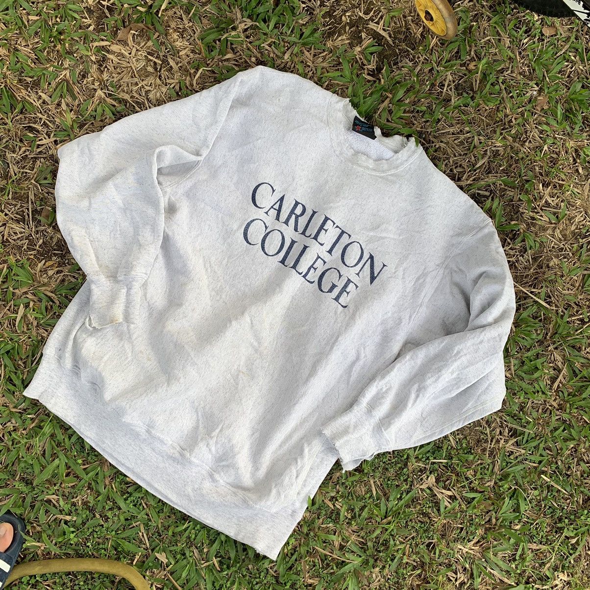 Vintage Carleton College vintage early 90s sweatshirt Size US XL / EU 56 / 4 - 4 Thumbnail