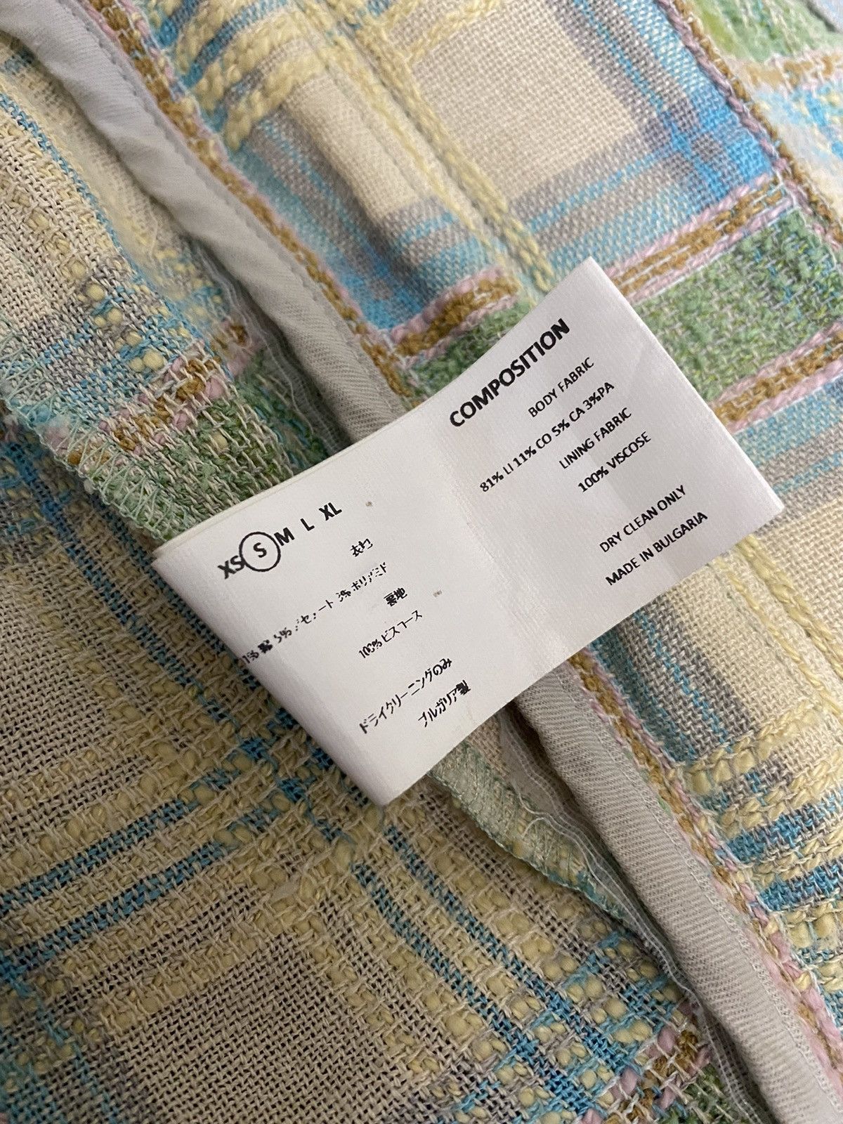 Kiko Kostadinov Kiko Kostadinov Panchali Key Check Blazer In Green Check Size US S / EU 44-46 / 1 - 8 Thumbnail