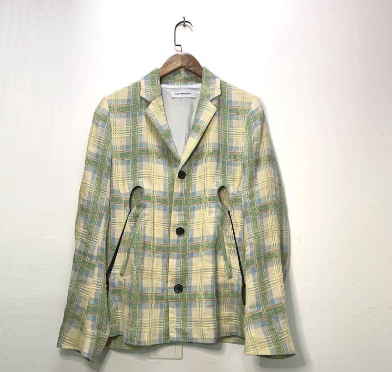Kiko Kostadinov Kiko Kostadinov Panchali Key Check Blazer In Green Check Size US S / EU 44-46 / 1 - 4 Thumbnail