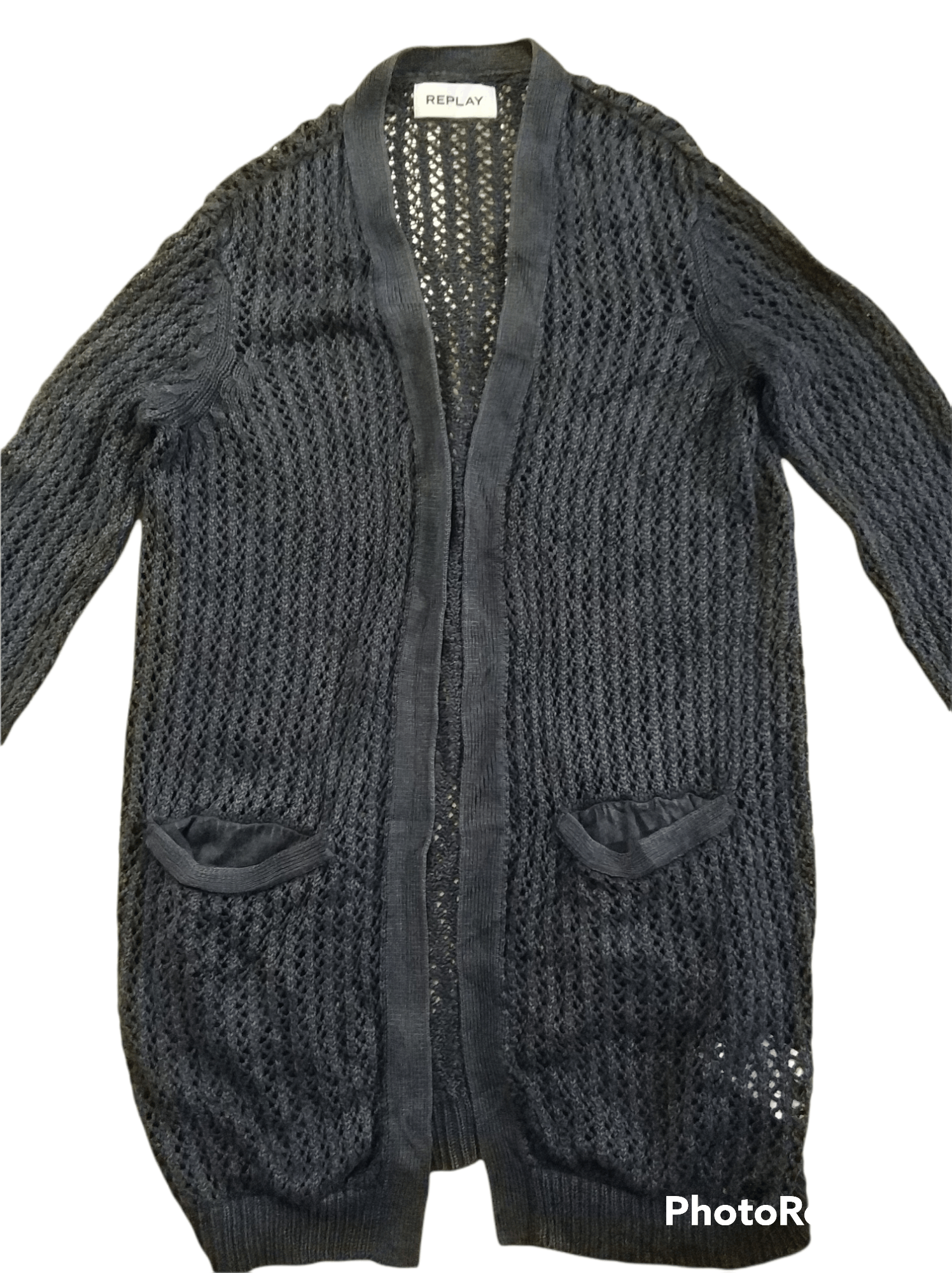 Replay 🔥Replay Cable Knit Long Cardigan Size M / US 6-8 / IT 42-44 - 3 Thumbnail