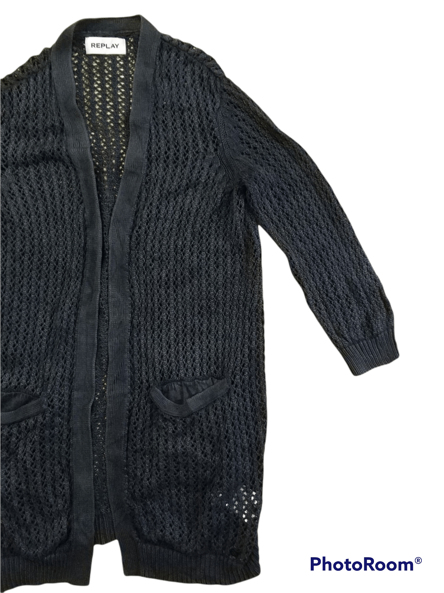 Replay 🔥Replay Cable Knit Long Cardigan Size M / US 6-8 / IT 42-44 - 5 Thumbnail