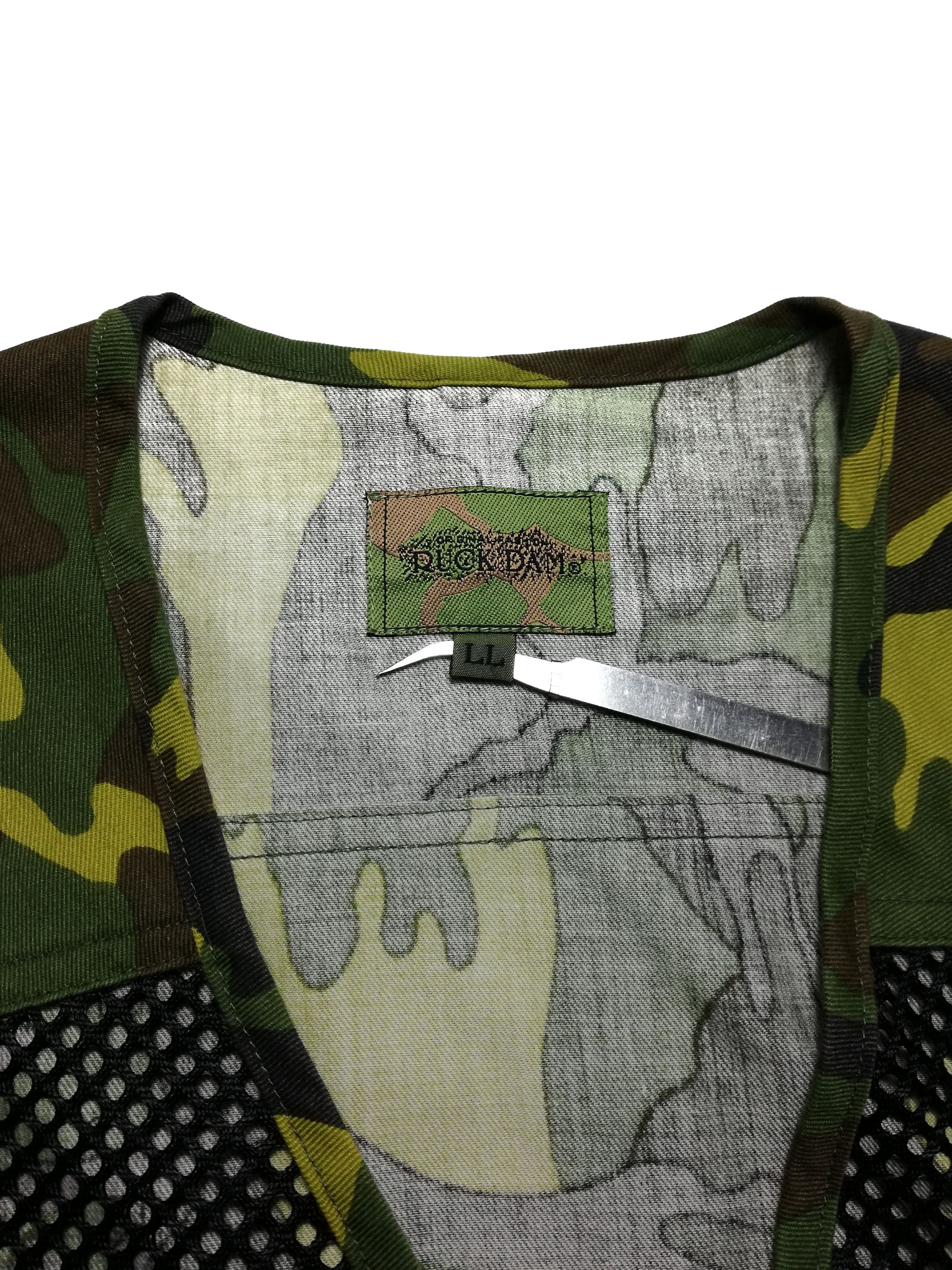 Japanese Brand 🔥Vintage Japan Ruck Dam Tactical Military Camo Vest Jacket Size US M / EU 48-50 / 2 - 5 Thumbnail