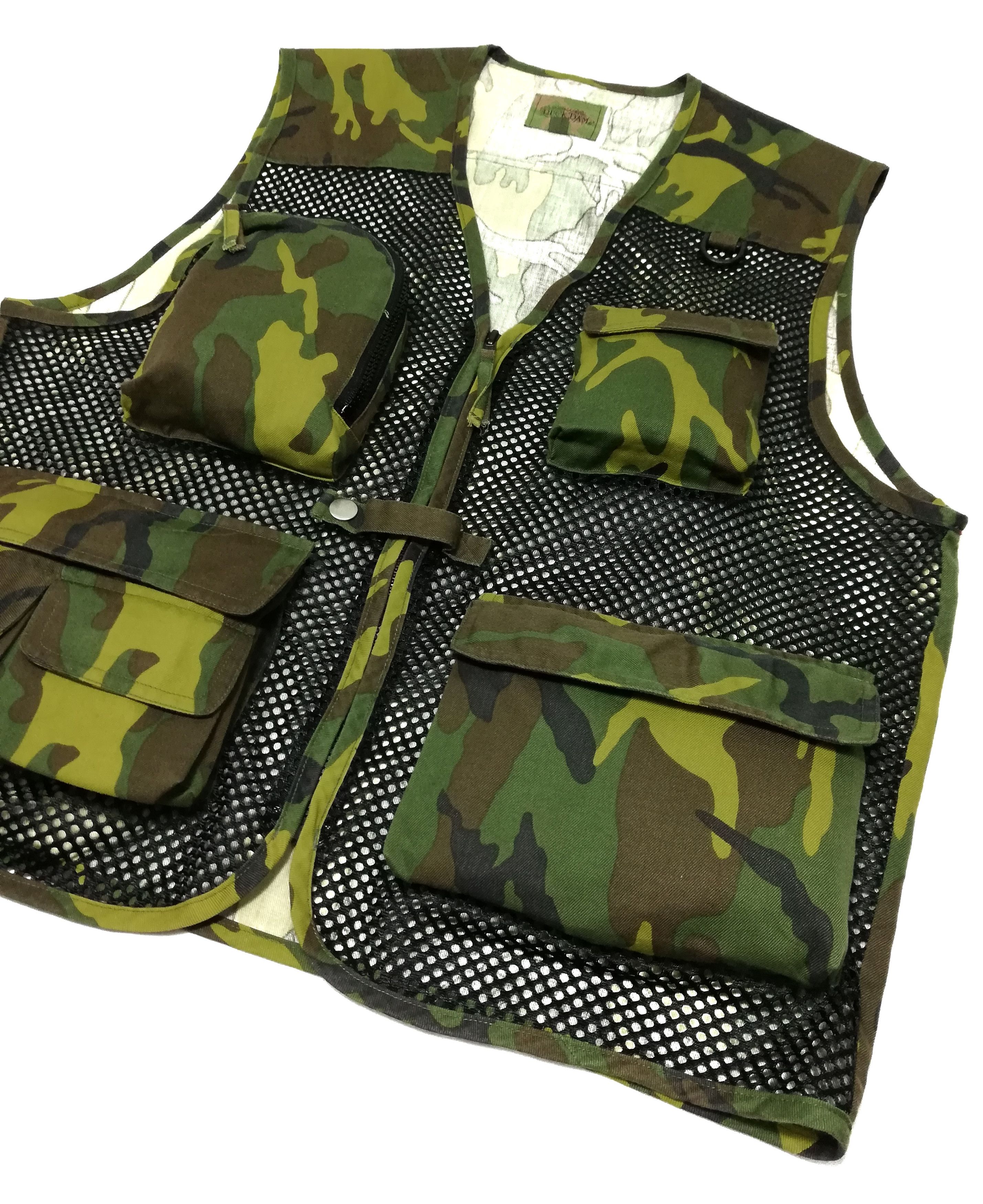 Japanese Brand 🔥Vintage Japan Ruck Dam Tactical Military Camo Vest Jacket Size US M / EU 48-50 / 2 - 3 Thumbnail