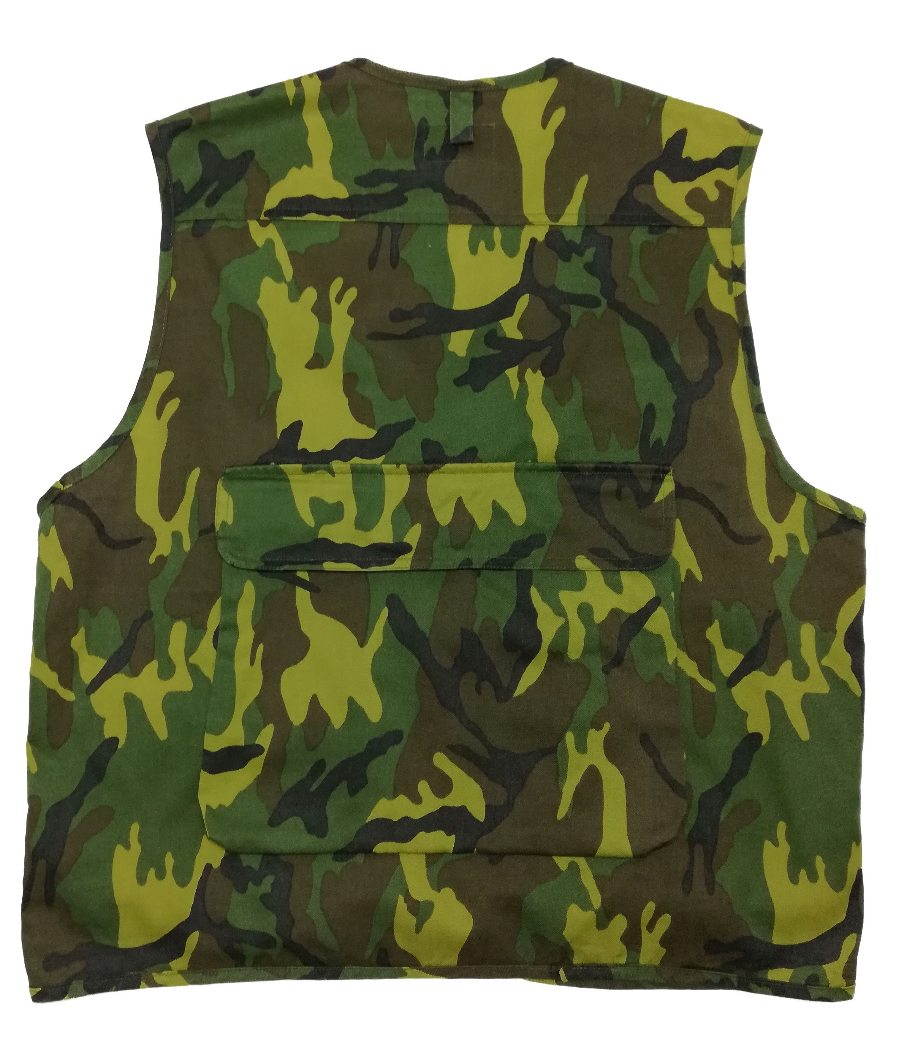 Japanese Brand 🔥Vintage Japan Ruck Dam Tactical Military Camo Vest Jacket Size US M / EU 48-50 / 2 - 8 Thumbnail