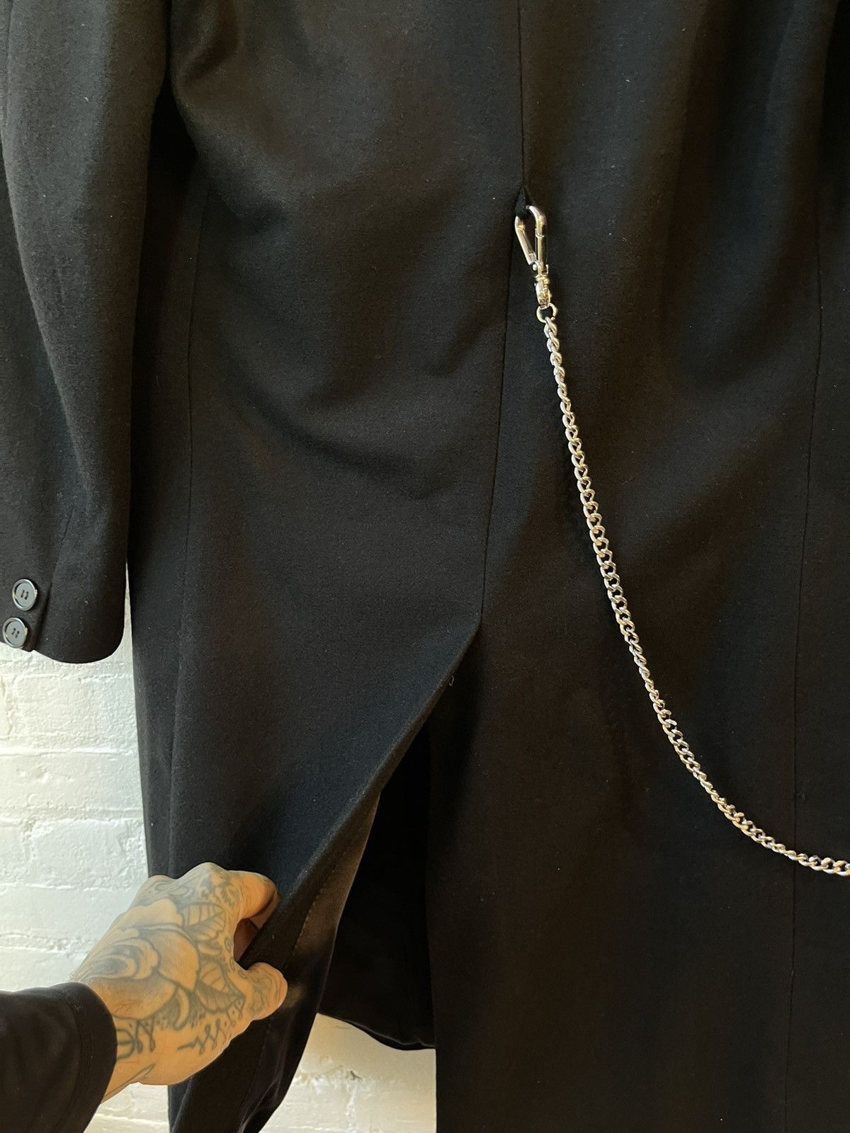 Enfants Riches Deprimes ERD Peacoat With Book Chain ‘ Stranger Coat ‘ GRAIL Size US S / EU 44-46 / 1 - 11 Thumbnail