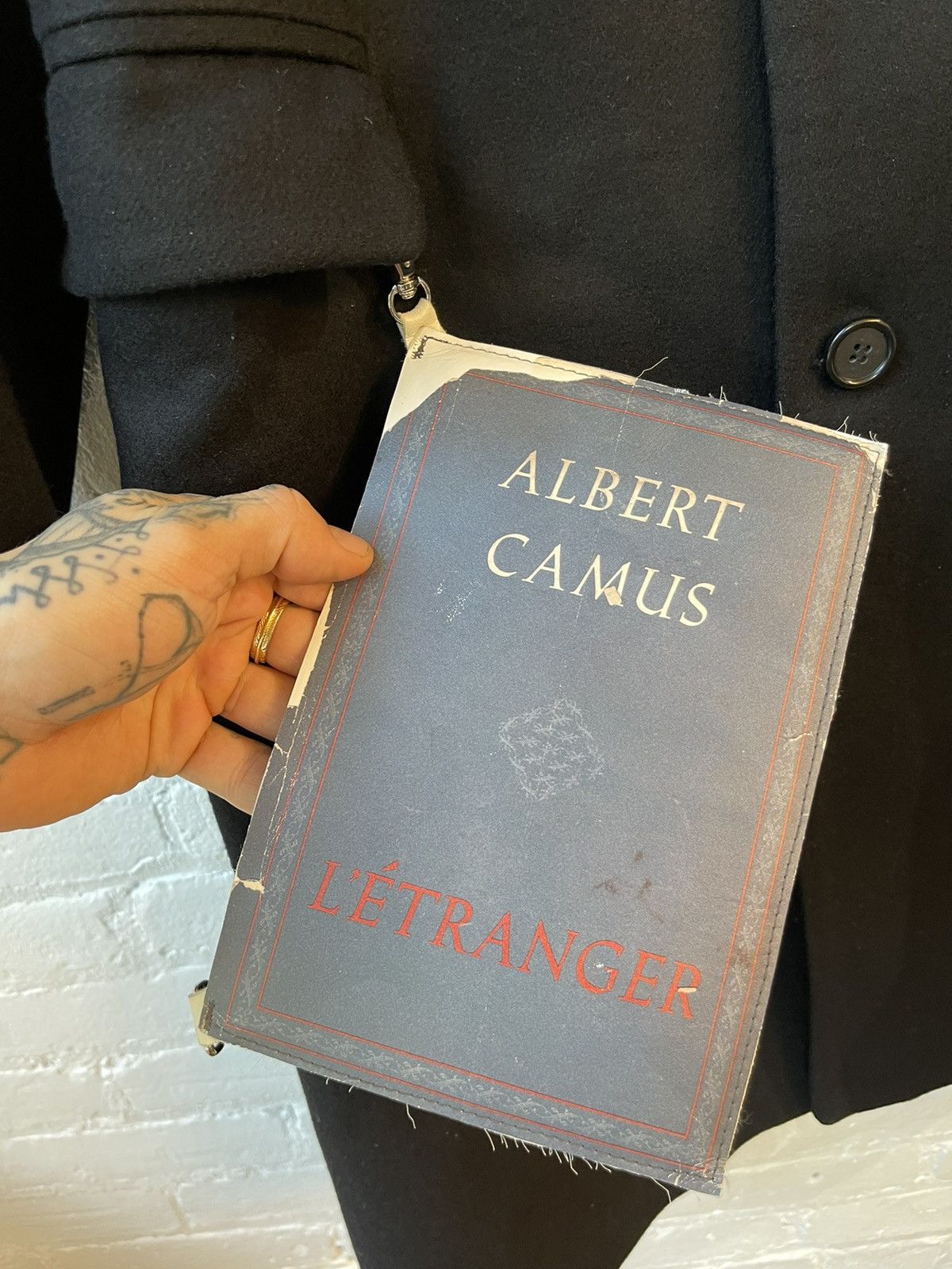 Enfants Riches Deprimes ERD Peacoat With Book Chain ‘ Stranger Coat ‘ GRAIL Size US S / EU 44-46 / 1 - 4 Thumbnail