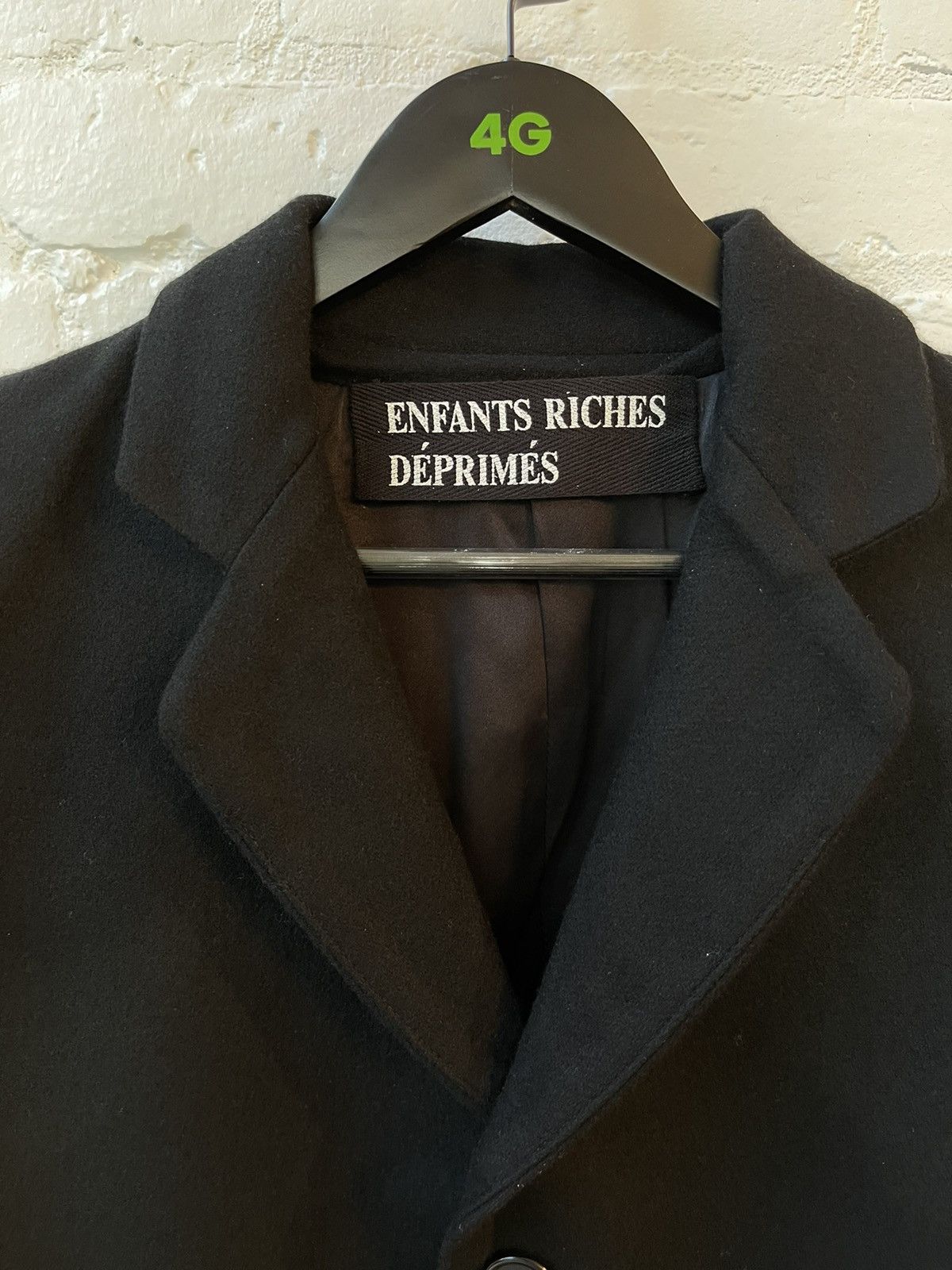 Enfants Riches Deprimes ERD Peacoat With Book Chain ‘ Stranger Coat ‘ GRAIL Size US S / EU 44-46 / 1 - 7 Thumbnail
